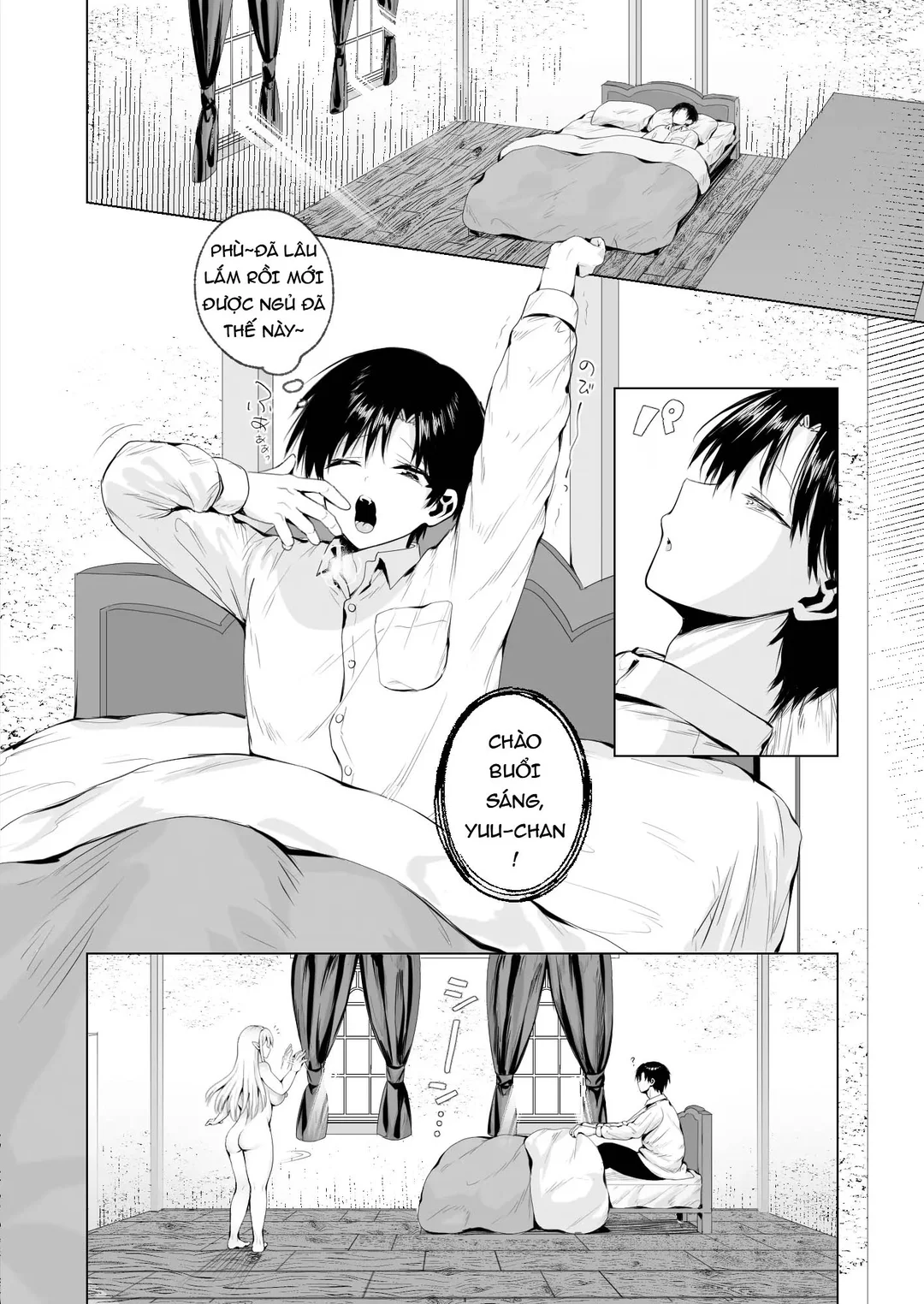HentaiVN.net - Ảnh 17 - Bị triệu hồi đến dị giới để rồi gặp một bà mẹ Elf - Oneshot