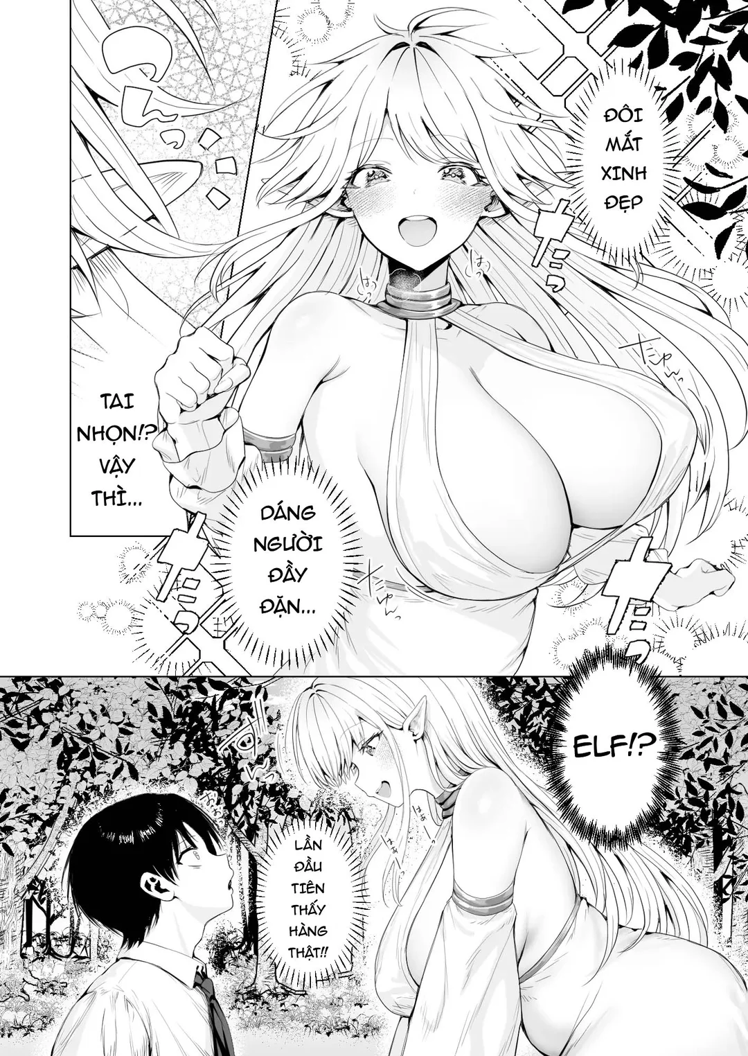 HentaiVN.net - Ảnh 8 - Bị triệu hồi đến dị giới để rồi gặp một bà mẹ Elf - Oneshot