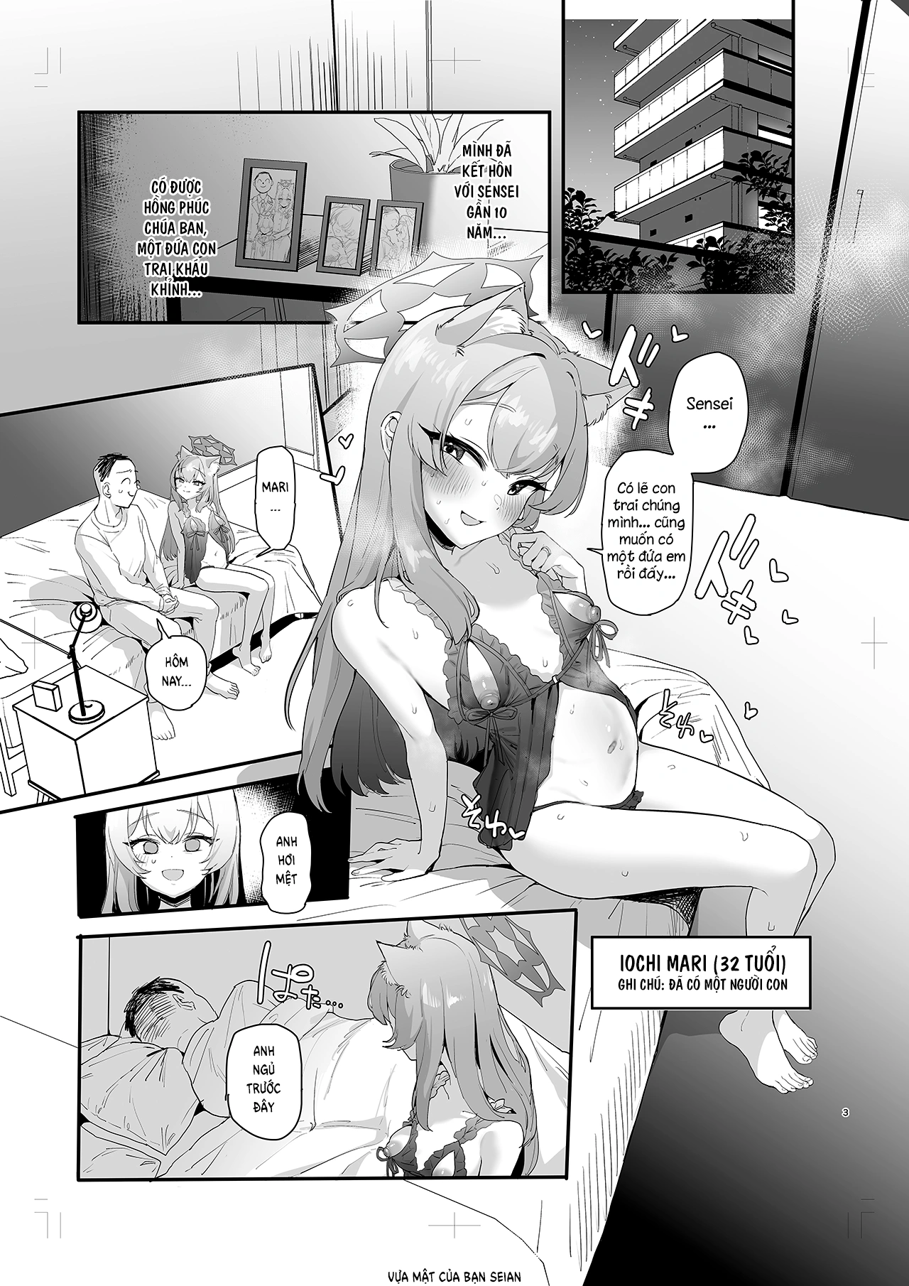 HentaiVN.net - Ảnh 3 - Hitozuma Mari, Aisuru Musuko to Zangex - Oneshot