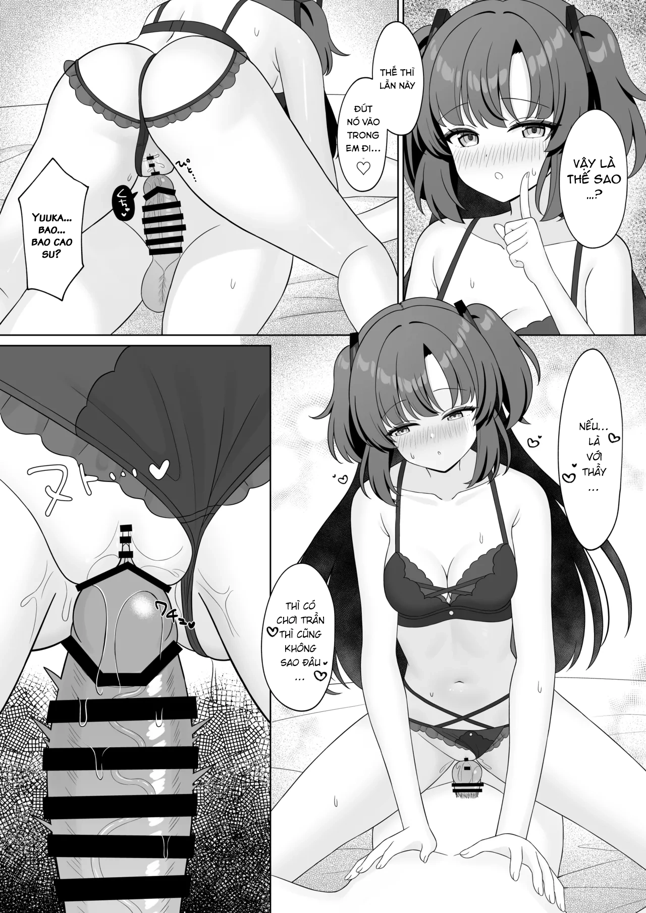 HentaiVN.net - Ảnh 10 - Sensei, cái bộ đồ hư hỏng này là sao hả? - One shot khô dái