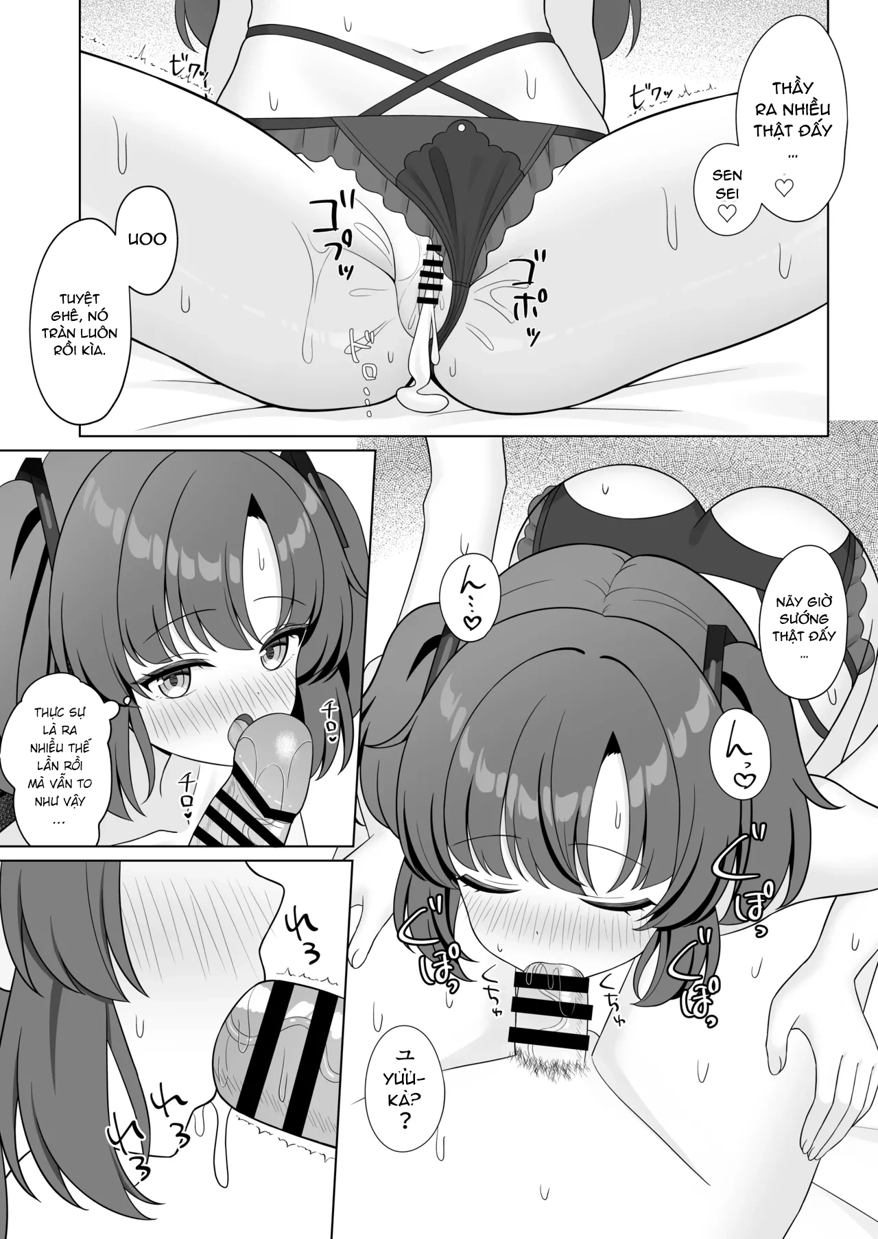 HentaiVN.net - Ảnh 16 - Sensei, cái bộ đồ hư hỏng này là sao hả? - One shot khô dái