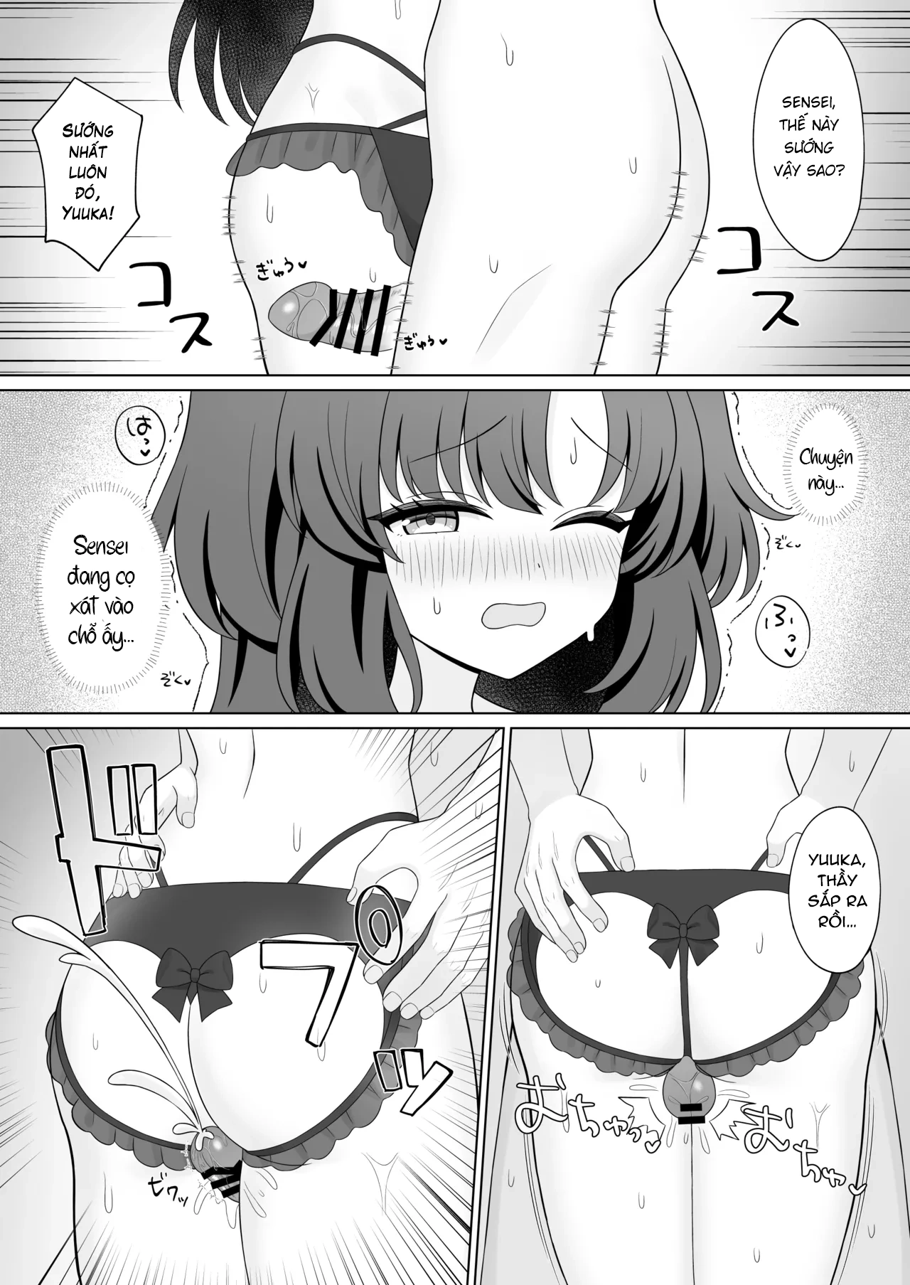 HentaiVN.net - Ảnh 8 - Sensei, cái bộ đồ hư hỏng này là sao hả? - One shot khô dái
