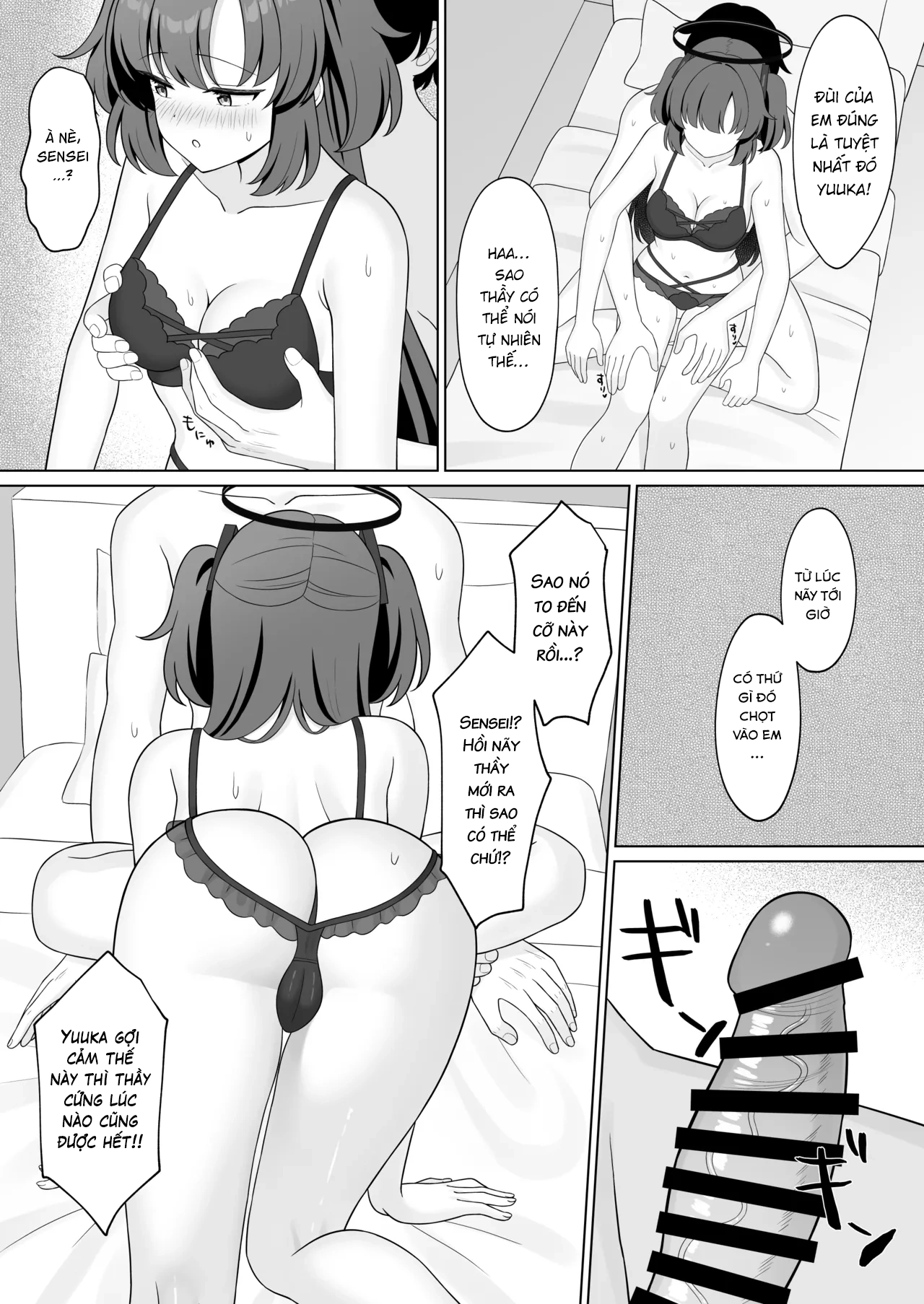 HentaiVN.net - Ảnh 9 - Sensei, cái bộ đồ hư hỏng này là sao hả? - One shot khô dái