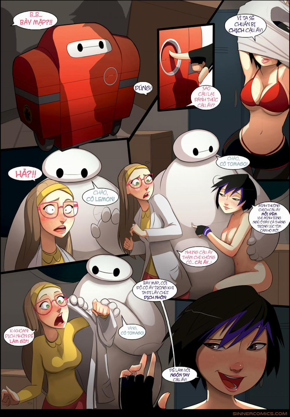 HentaiVN.net - Ảnh 3 - Bảy Mập [Big Sloppy Fingers] - Oneshot