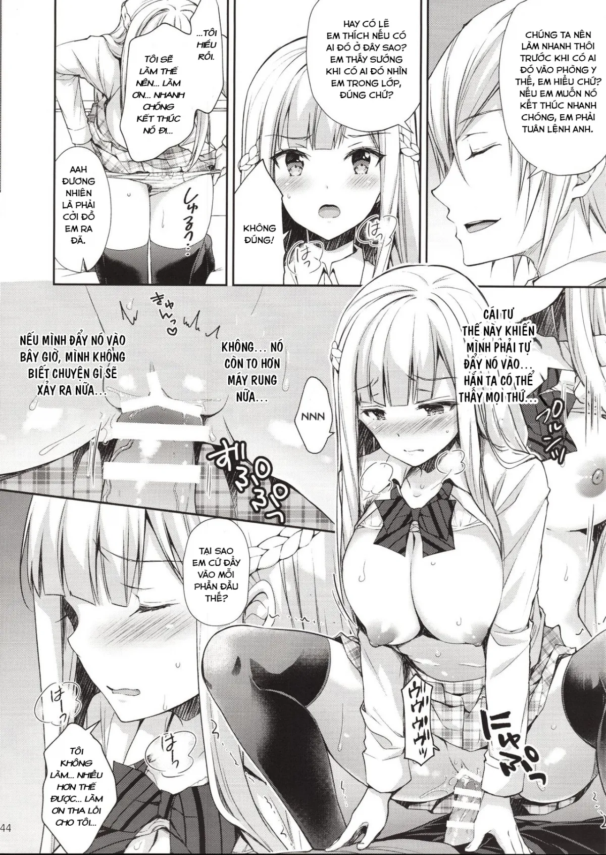 HentaiVN.net - Ảnh 43 - Indeki no Reijou [Dirty Girl] - Chap 1 ~ Hoka no Kyoushi (Otoko) ni Shojo o Ubawarete...