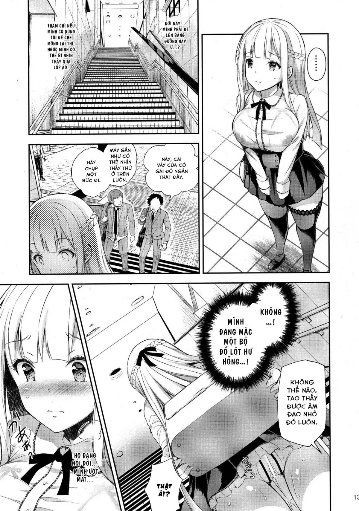 HentaiVN.net - Ảnh 12 - Indeki no Reijou [Dirty Girl] - Chap 2 ~ Shuumoku ni Sarasareru Chitai~