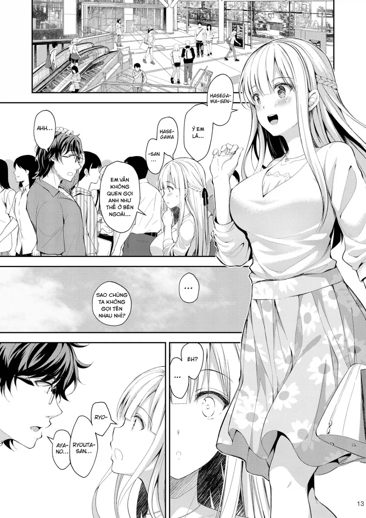 HentaiVN.net - Ảnh 13 - Indeki no Reijou [Dirty Girl] - Chap 3 ~Yureugoku Kokoro, Yoru Midareru Mitsubana~