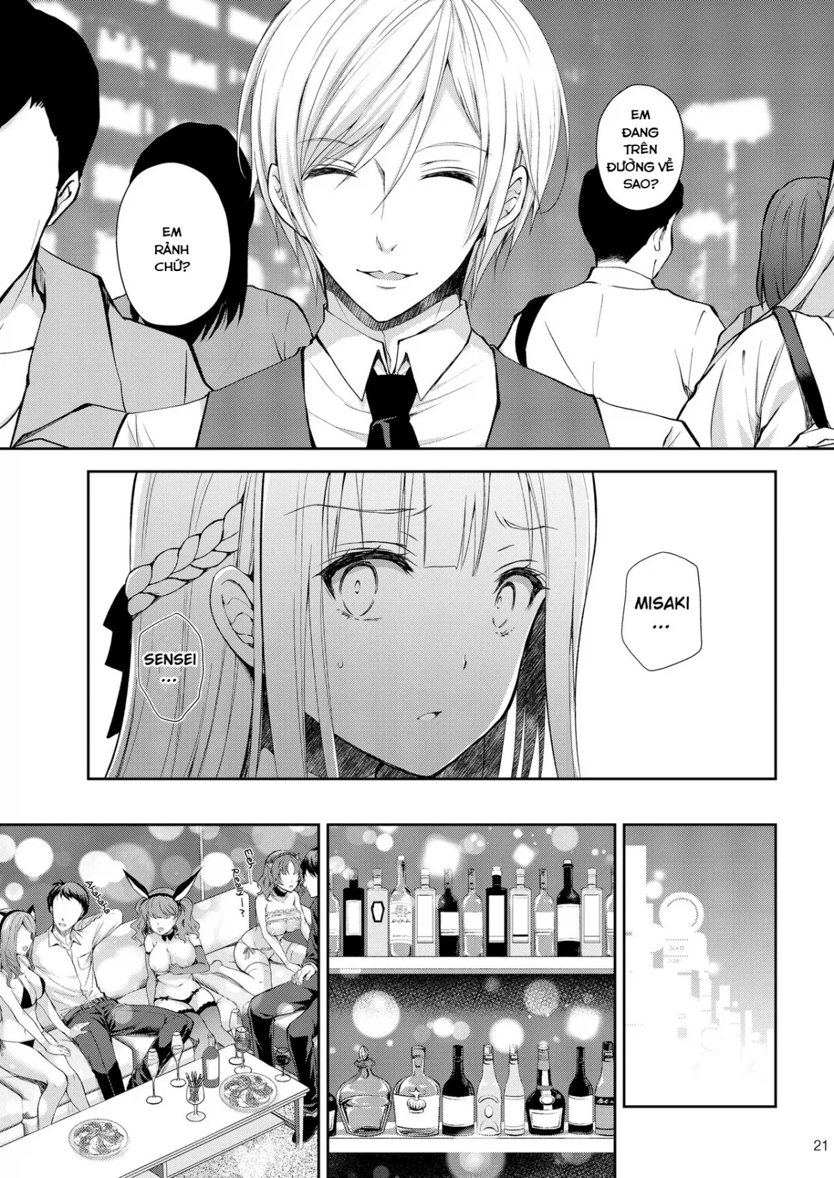 HentaiVN.net - Ảnh 21 - Indeki no Reijou [Dirty Girl] - Chap 3 ~Yureugoku Kokoro, Yoru Midareru Mitsubana~