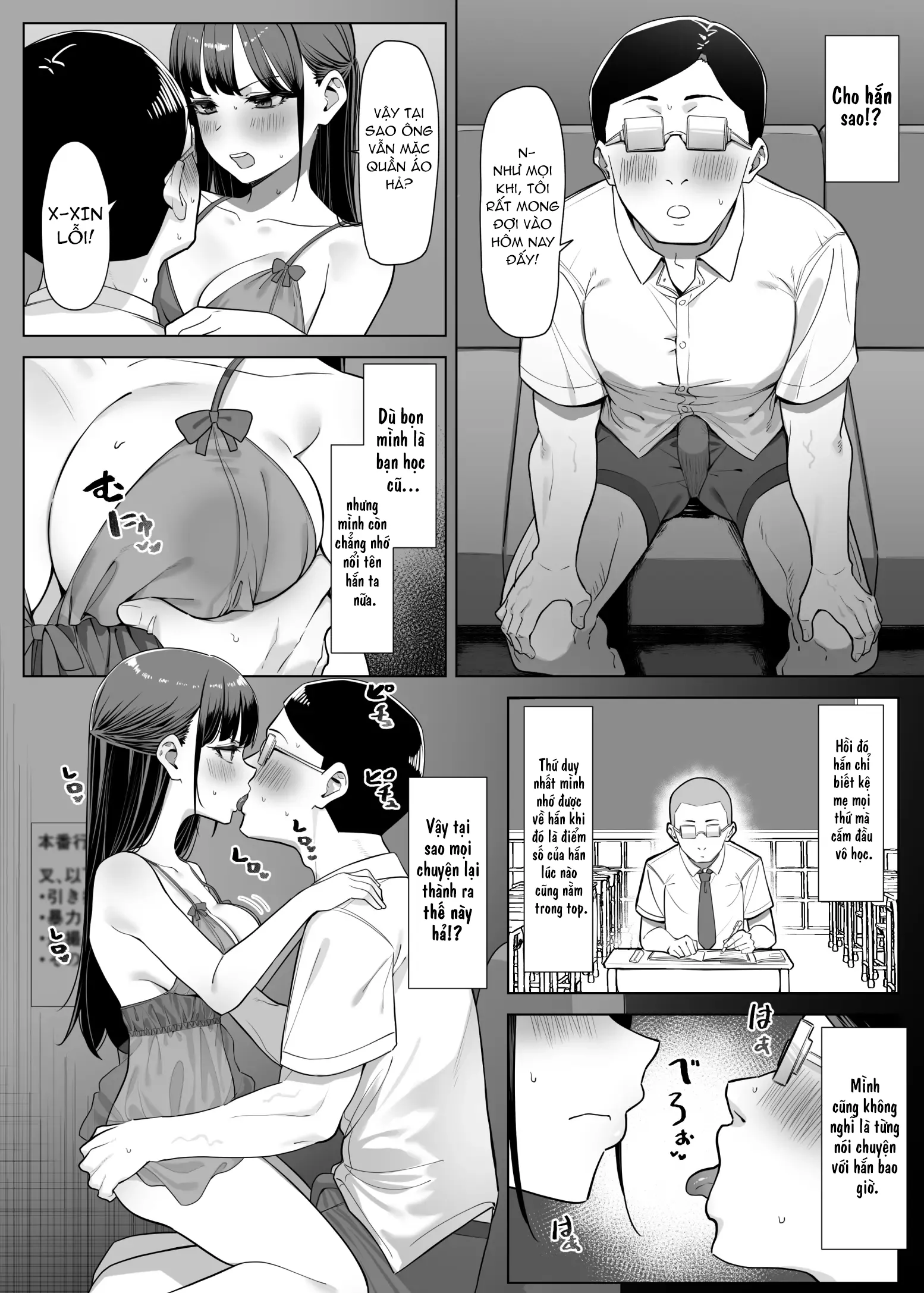 HentaiVN.net - Ảnh 5 - Ecchi na Omise ni Ittara, Mukashi no Doukyuusei ga Ita Hanashi Sono 3 - Chap 3