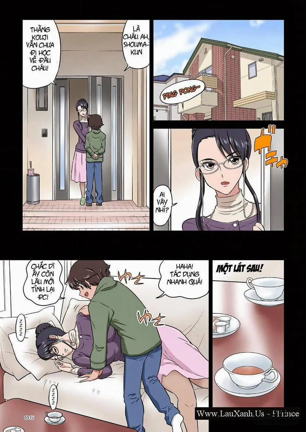 HentaiVN.net - Ảnh 4 - Aunt Chikako and the Beast-like Nephew - Oneshot