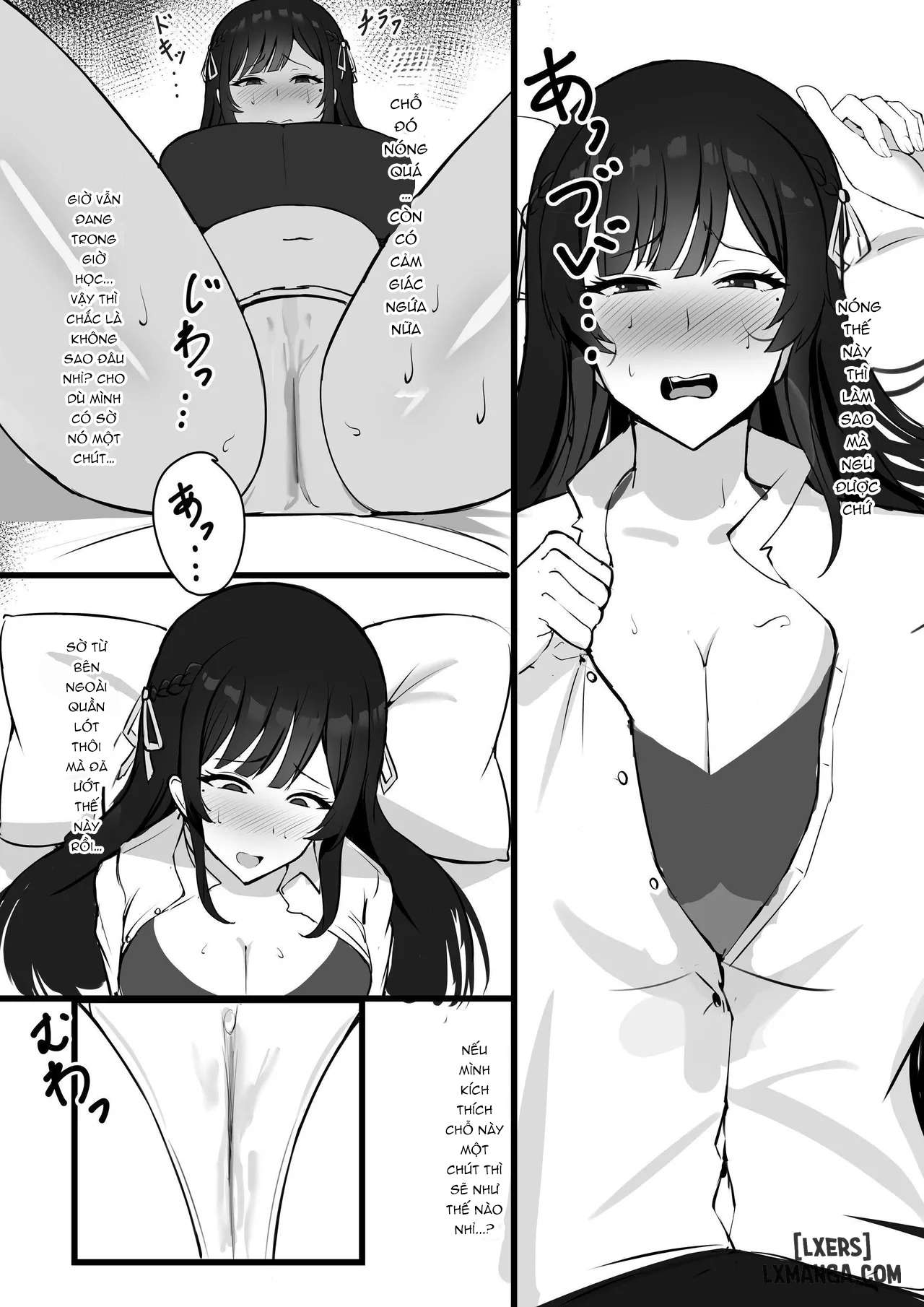 HentaiVN.net - Ảnh 11 - Shoshika Taisaku de Kyonyuu JK wa Hatsujouyaku de Seikyouiku Shimasu♪ - Oneshot.