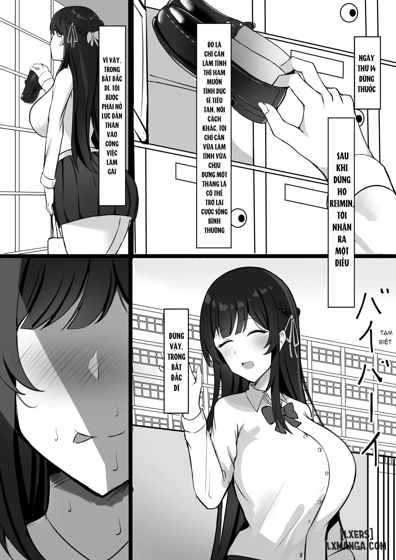HentaiVN.net - Ảnh 23 - Shoshika Taisaku de Kyonyuu JK wa Hatsujouyaku de Seikyouiku Shimasu♪ - Oneshot.