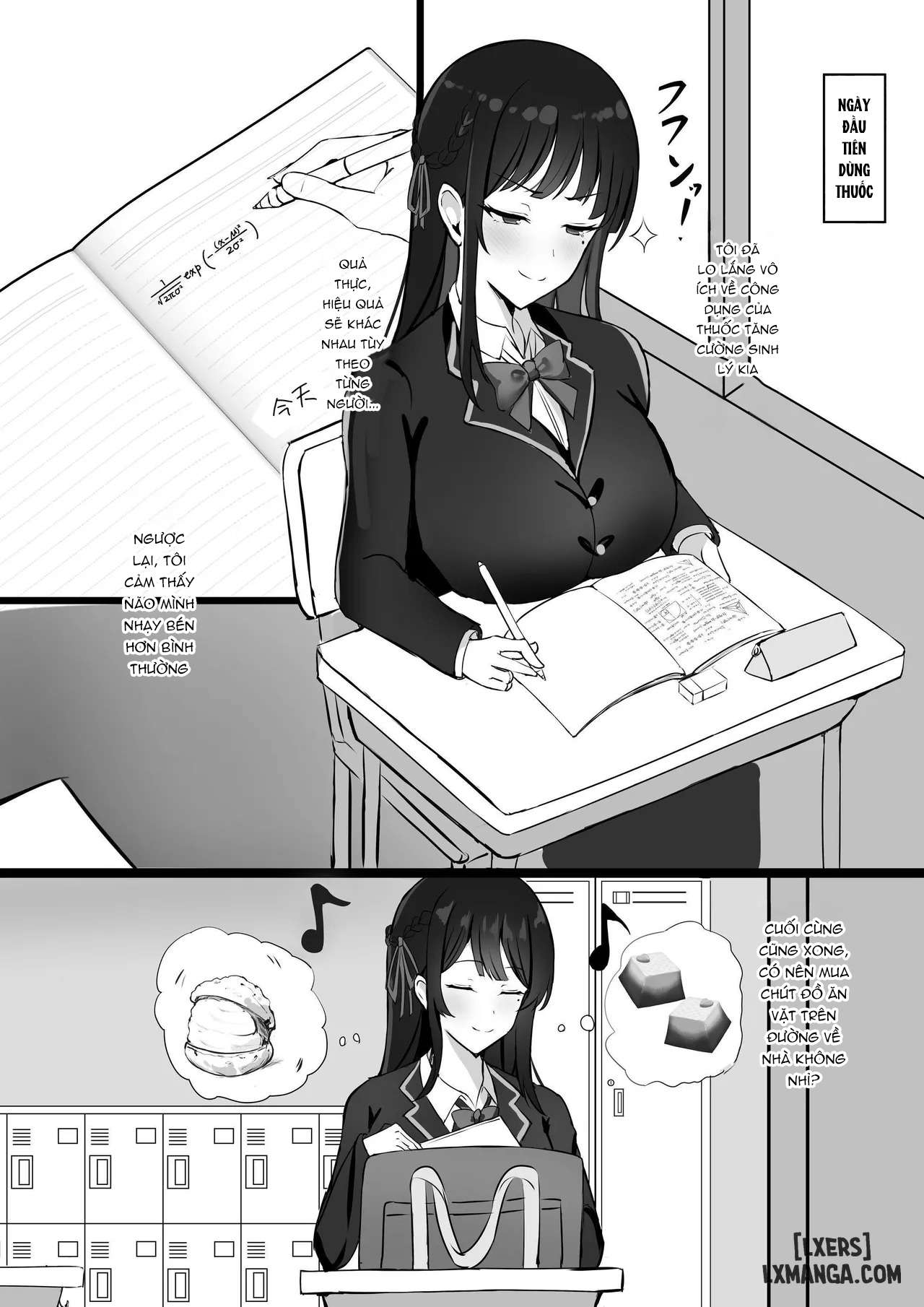 HentaiVN.net - Ảnh 8 - Shoshika Taisaku de Kyonyuu JK wa Hatsujouyaku de Seikyouiku Shimasu♪ - Oneshot.