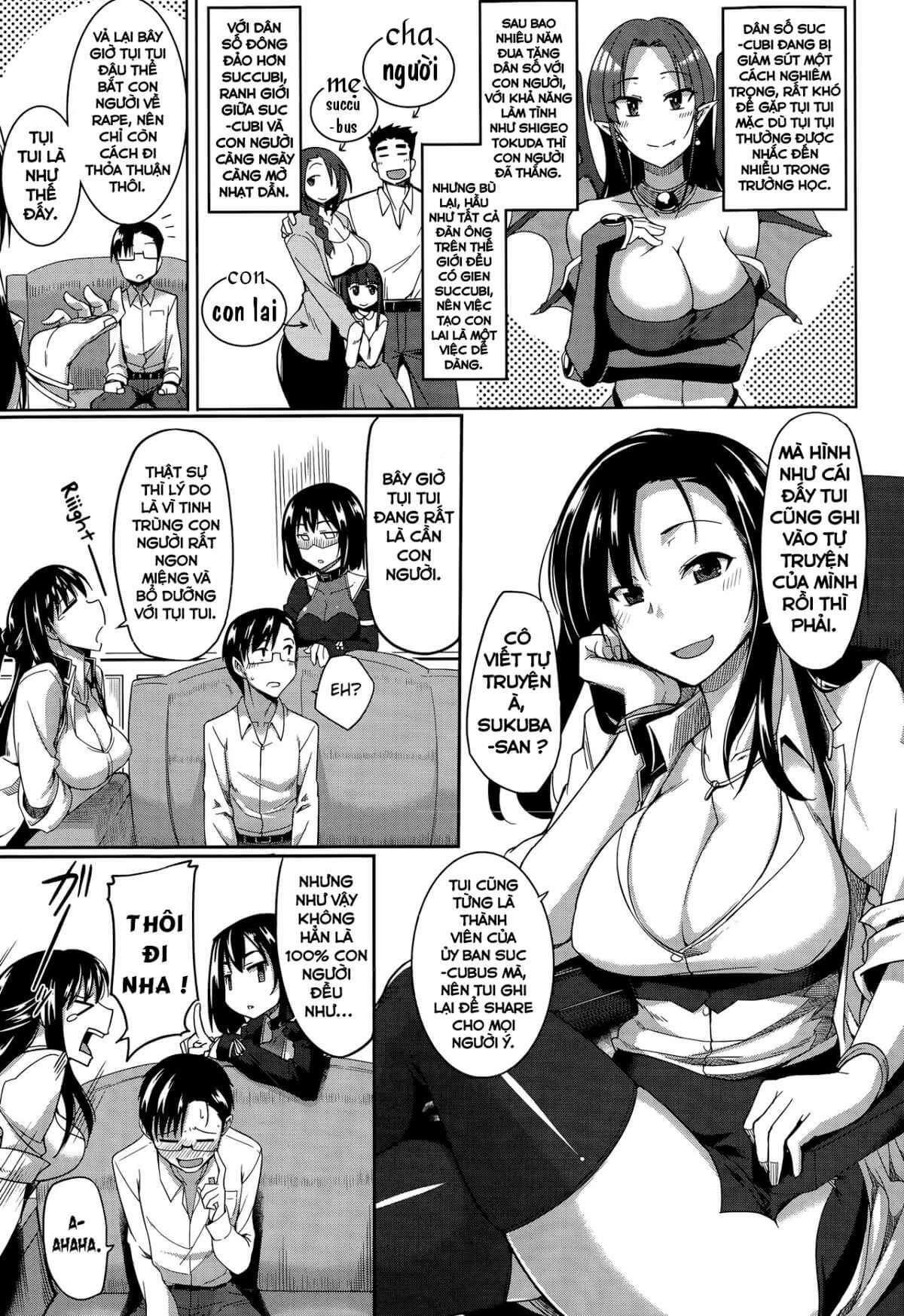 HentaiVN.net - Ảnh 10 - Inma no Mikata! [Succubi's Supporter!; Công ty Succubi] - Chap 1