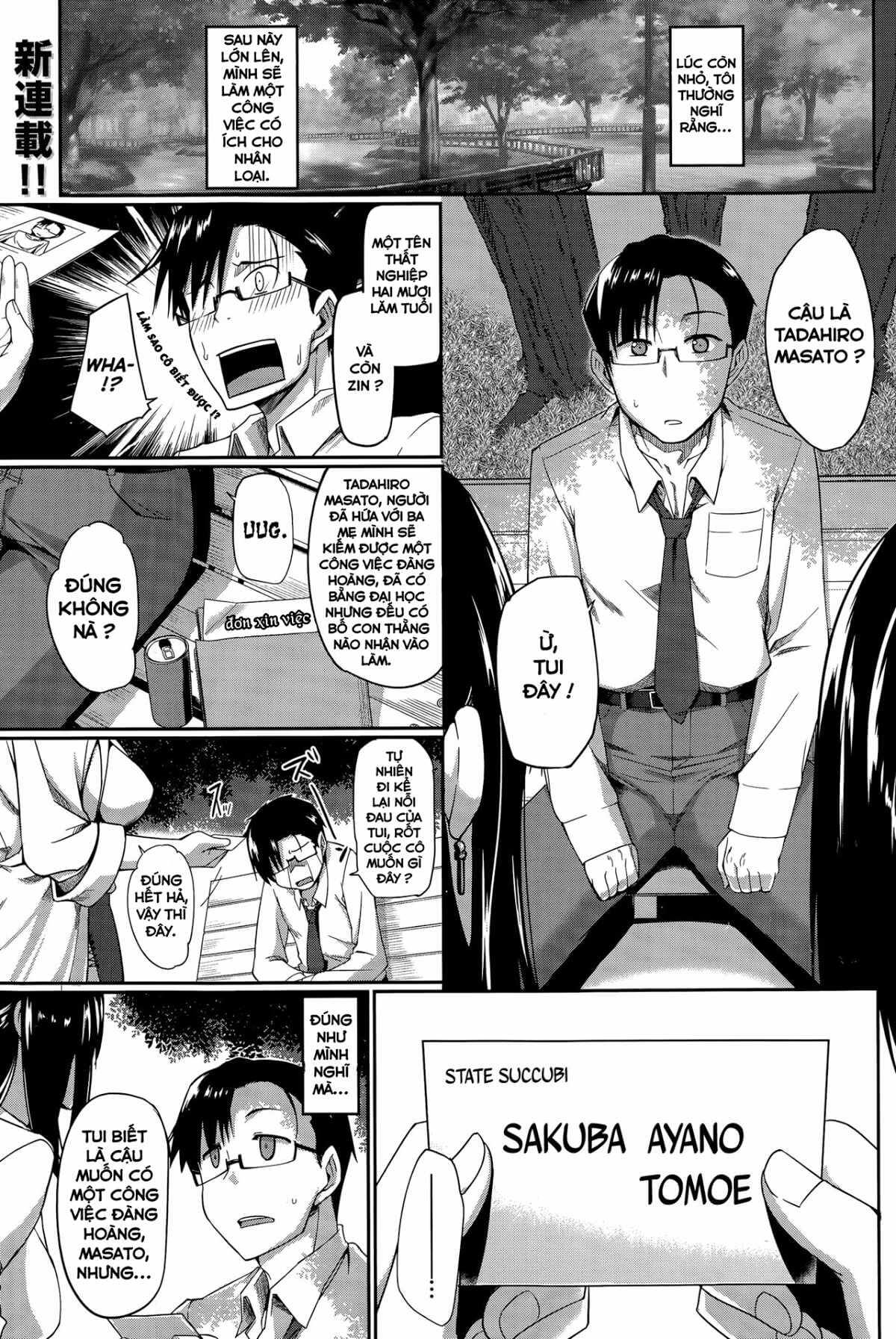 HentaiVN.net - Ảnh 6 - Inma no Mikata! [Succubi's Supporter!; Công ty Succubi] - Chap 1