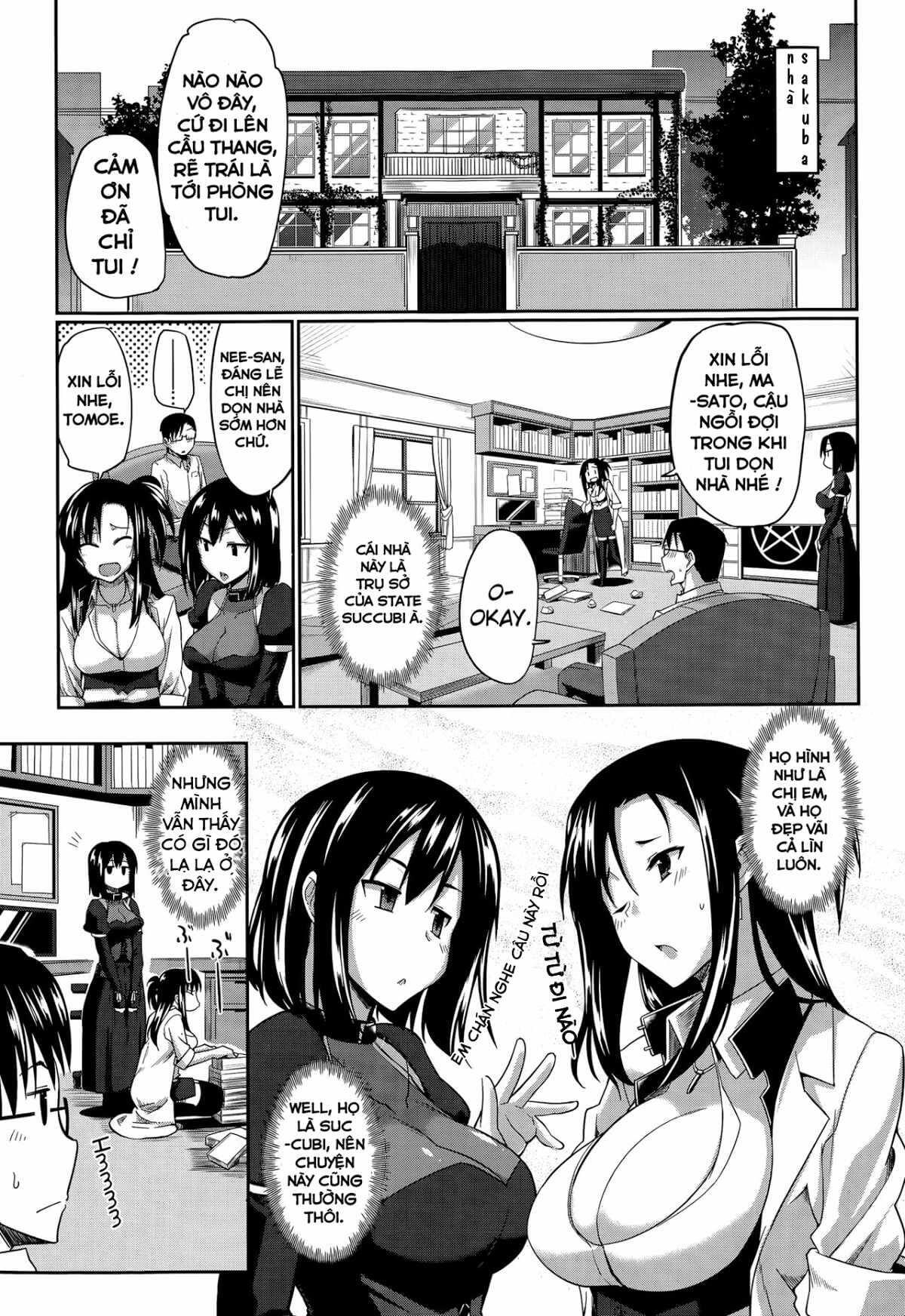 HentaiVN.net - Ảnh 8 - Inma no Mikata! [Succubi's Supporter!; Công ty Succubi] - Chap 1