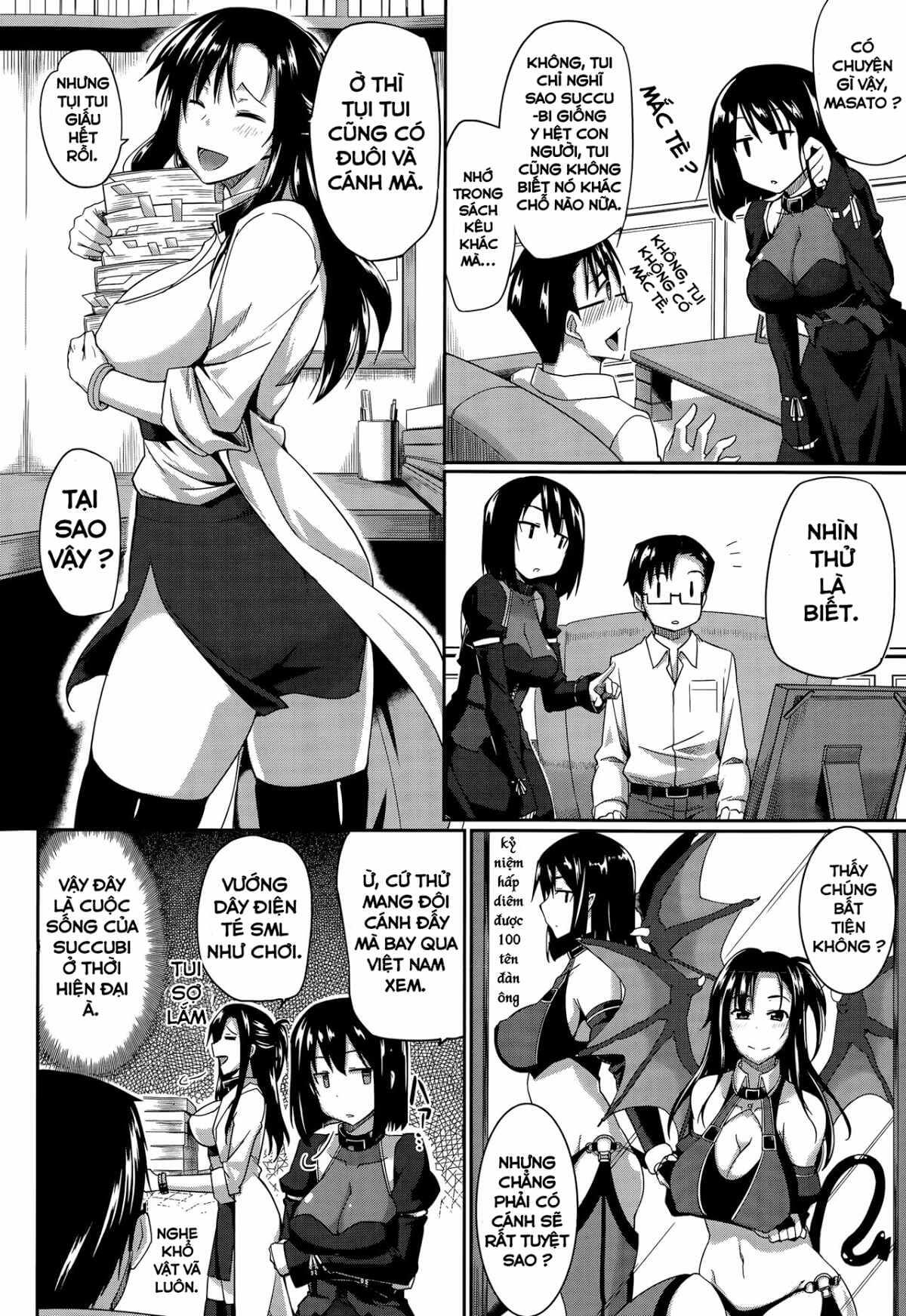 HentaiVN.net - Ảnh 9 - Inma no Mikata! [Succubi's Supporter!; Công ty Succubi] - Chap 1