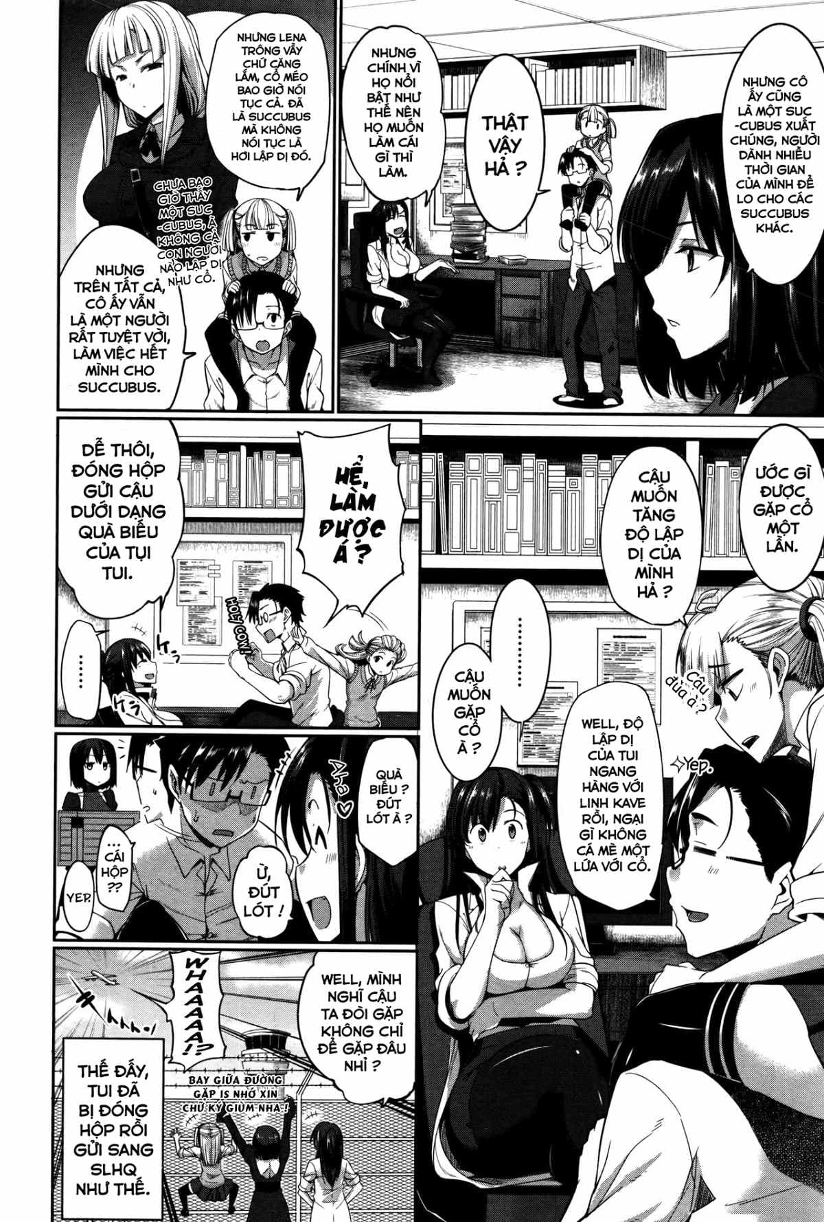 HentaiVN.net - Ảnh 4 - Inma no Mikata! [Succubi's Supporter!; Công ty Succubi] - Chap 4
