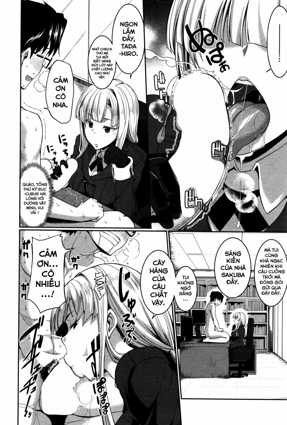 HentaiVN.net - Ảnh 6 - Inma no Mikata! [Succubi's Supporter!; Công ty Succubi] - Chap 4