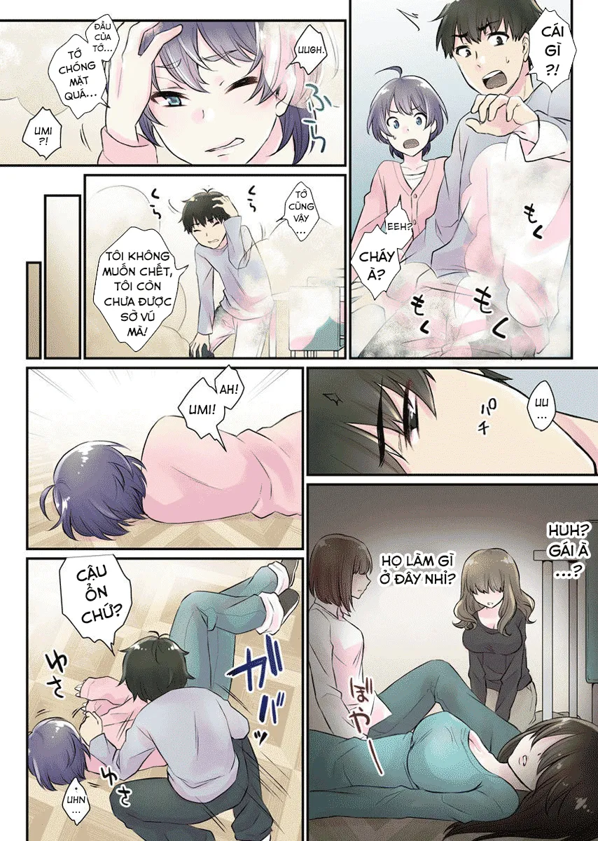 HentaiVN.net - Ảnh 9 - Hành Trình Có Harem [Nyotaika Harem Gakuen ~Uso desho?; Boku no Naka ni Shinyuu no Are ga Haitteru?!~] - Chap 1