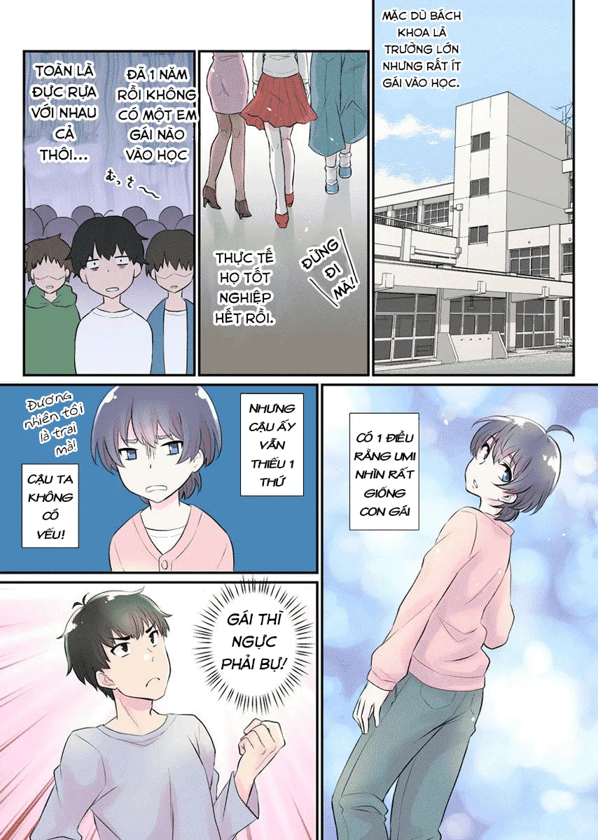 HentaiVN.net - Ảnh 7 - Hành Trình Có Harem [Nyotaika Harem Gakuen ~Uso desho?; Boku no Naka ni Shinyuu no Are ga Haitteru?!~] - Chap 1