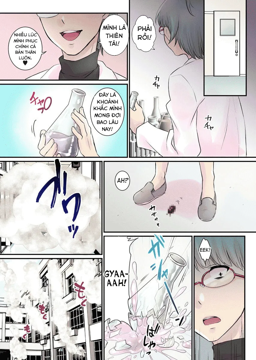 HentaiVN.net - Ảnh 8 - Hành Trình Có Harem [Nyotaika Harem Gakuen ~Uso desho?; Boku no Naka ni Shinyuu no Are ga Haitteru?!~] - Chap 1