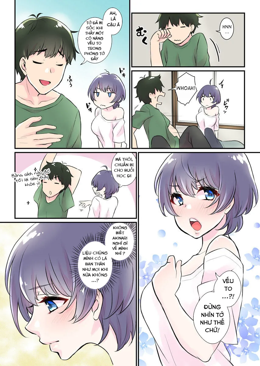 HentaiVN.net - Ảnh 4 - Hành Trình Có Harem [Nyotaika Harem Gakuen ~Uso desho?; Boku no Naka ni Shinyuu no Are ga Haitteru?!~] - Chap 2