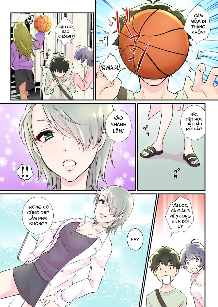 HentaiVN.net - Ảnh 7 - Hành Trình Có Harem [Nyotaika Harem Gakuen ~Uso desho?; Boku no Naka ni Shinyuu no Are ga Haitteru?!~] - Chap 2