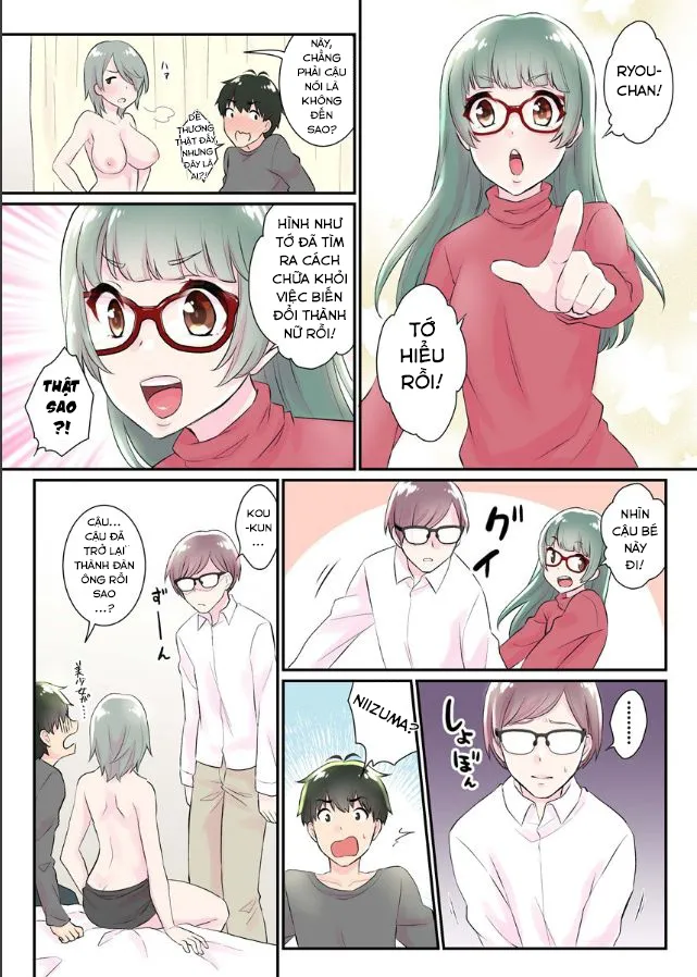 HentaiVN.net - Ảnh 13 - Hành Trình Có Harem [Nyotaika Harem Gakuen ~Uso desho?; Boku no Naka ni Shinyuu no Are ga Haitteru?!~] - Chap 4 [End]