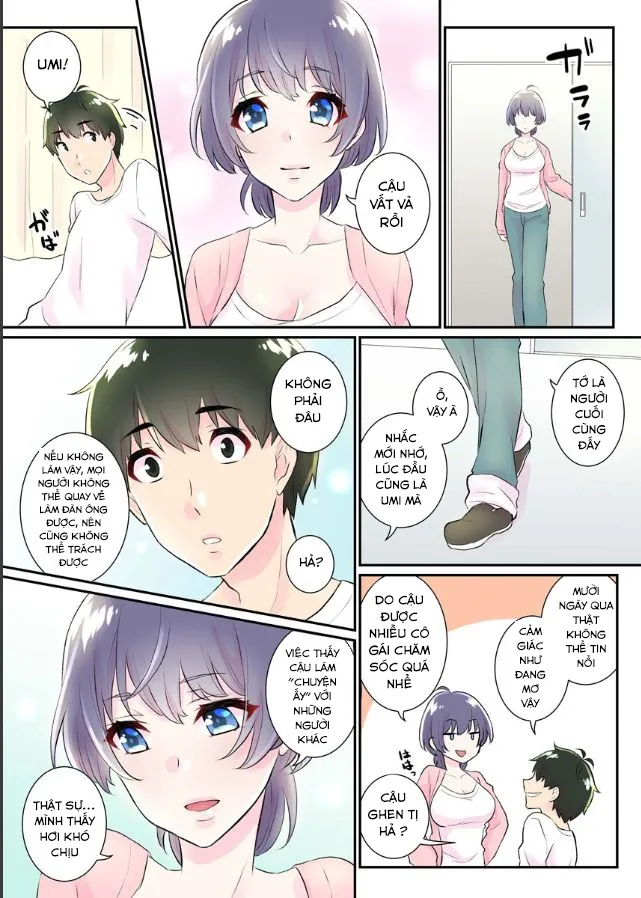 HentaiVN.net - Ảnh 23 - Hành Trình Có Harem [Nyotaika Harem Gakuen ~Uso desho?; Boku no Naka ni Shinyuu no Are ga Haitteru?!~] - Chap 4 [End]