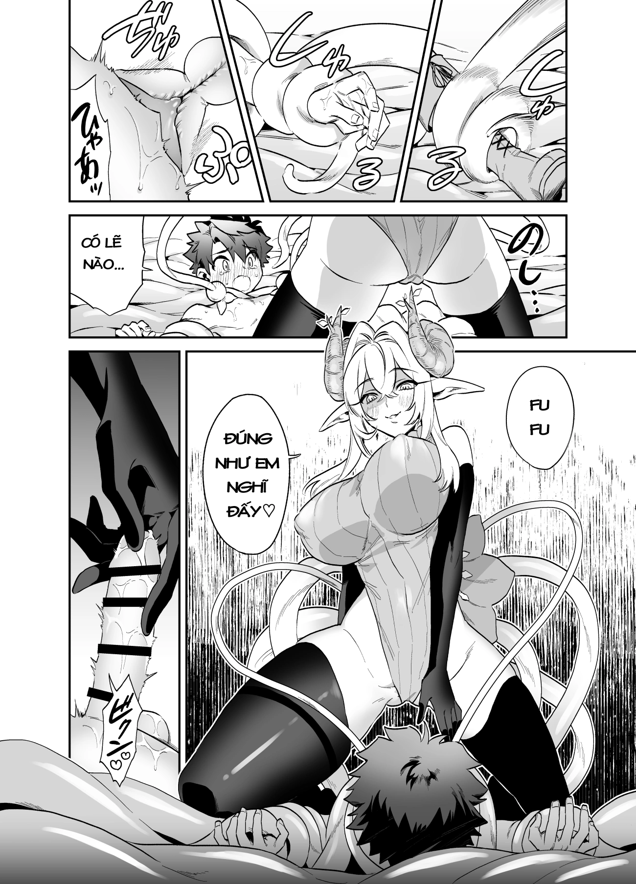 HentaiVN.net - Ảnh 19 - Dũng sĩ tập sự và hành trình "được" onee-chan quái vật vắt cực khô - 1 bắn
