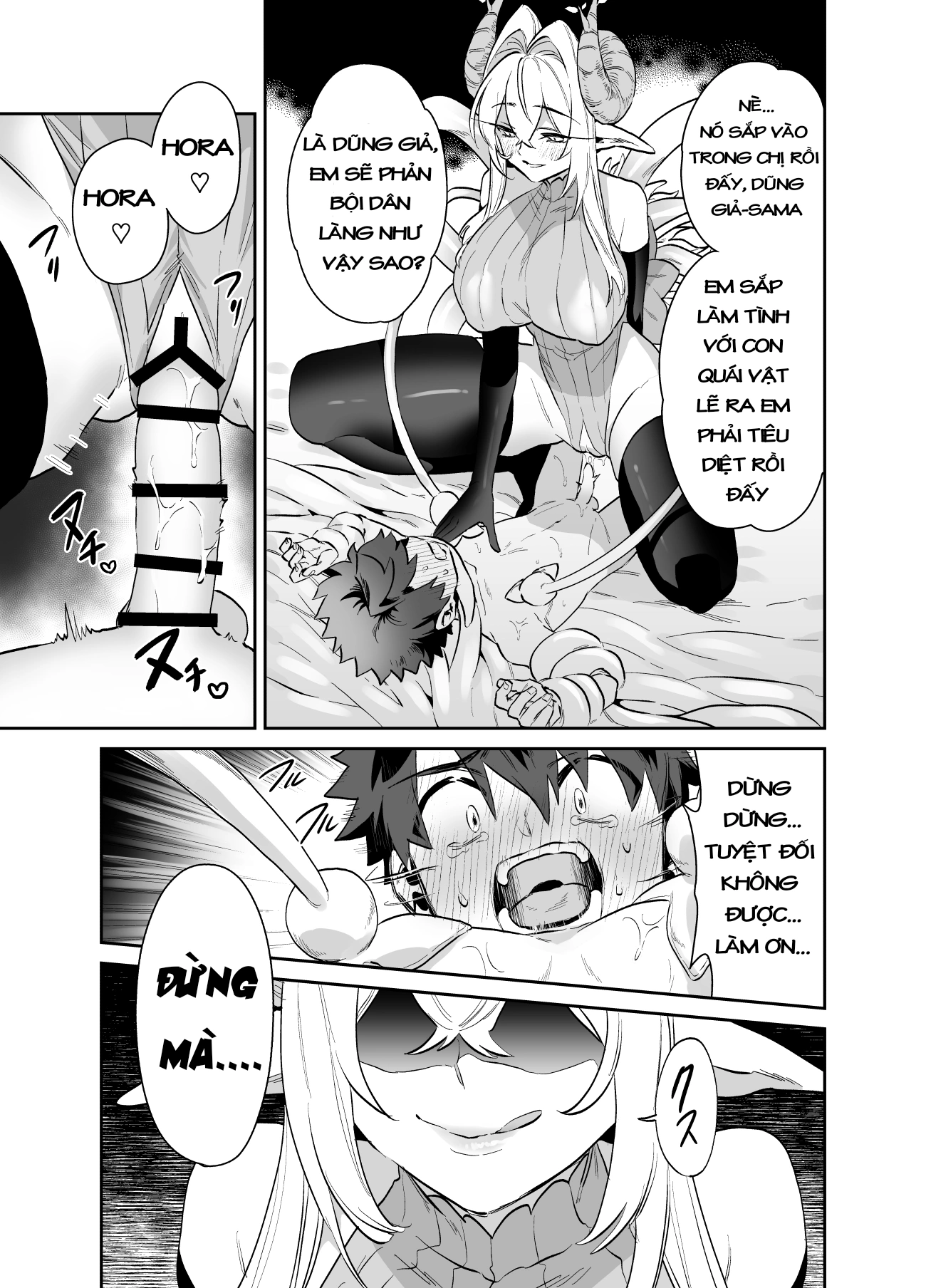 HentaiVN.net - Ảnh 20 - Dũng sĩ tập sự và hành trình "được" onee-chan quái vật vắt cực khô - 1 bắn