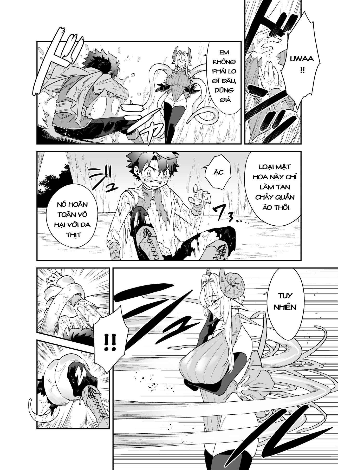 HentaiVN.net - Ảnh 9 - Dũng sĩ tập sự và hành trình "được" onee-chan quái vật vắt cực khô - 1 bắn