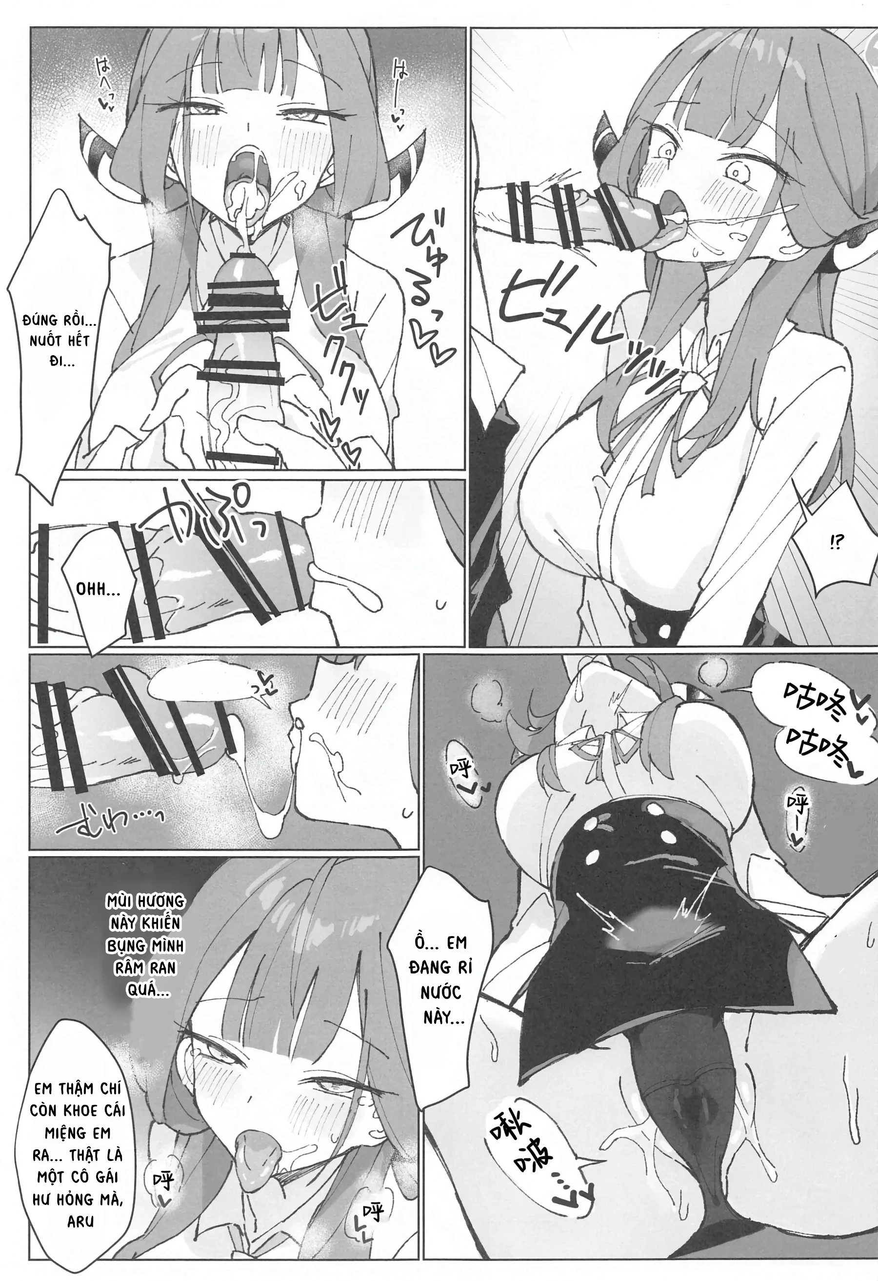 HentaiVN.net - Ảnh 11 - (C102) [Una House (Unacchi)] Nhật ký nhiếp ảnh của Rikuhachima Aru (Blue Archive) [Tiếng Việt] [Shrine Maiden] - Sếch Aru.mp4