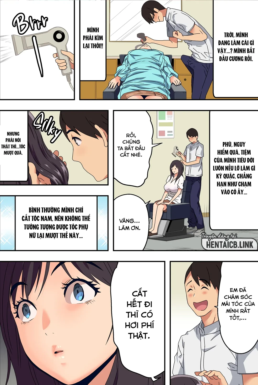 HentaiVN.net - Ảnh 15 - Tiệm cắt tóc sung sướng - Ch. 1