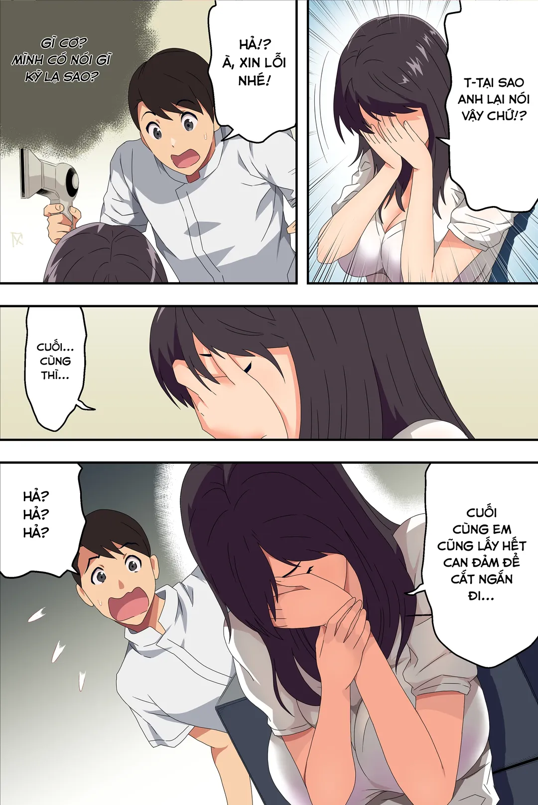 HentaiVN.net - Ảnh 16 - Tiệm cắt tóc sung sướng - Ch. 1