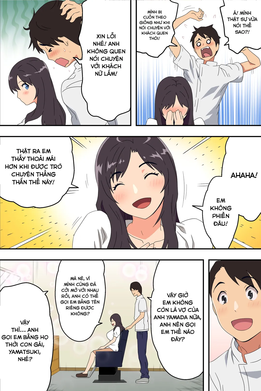 HentaiVN.net - Ảnh 20 - Tiệm cắt tóc sung sướng - Ch. 1