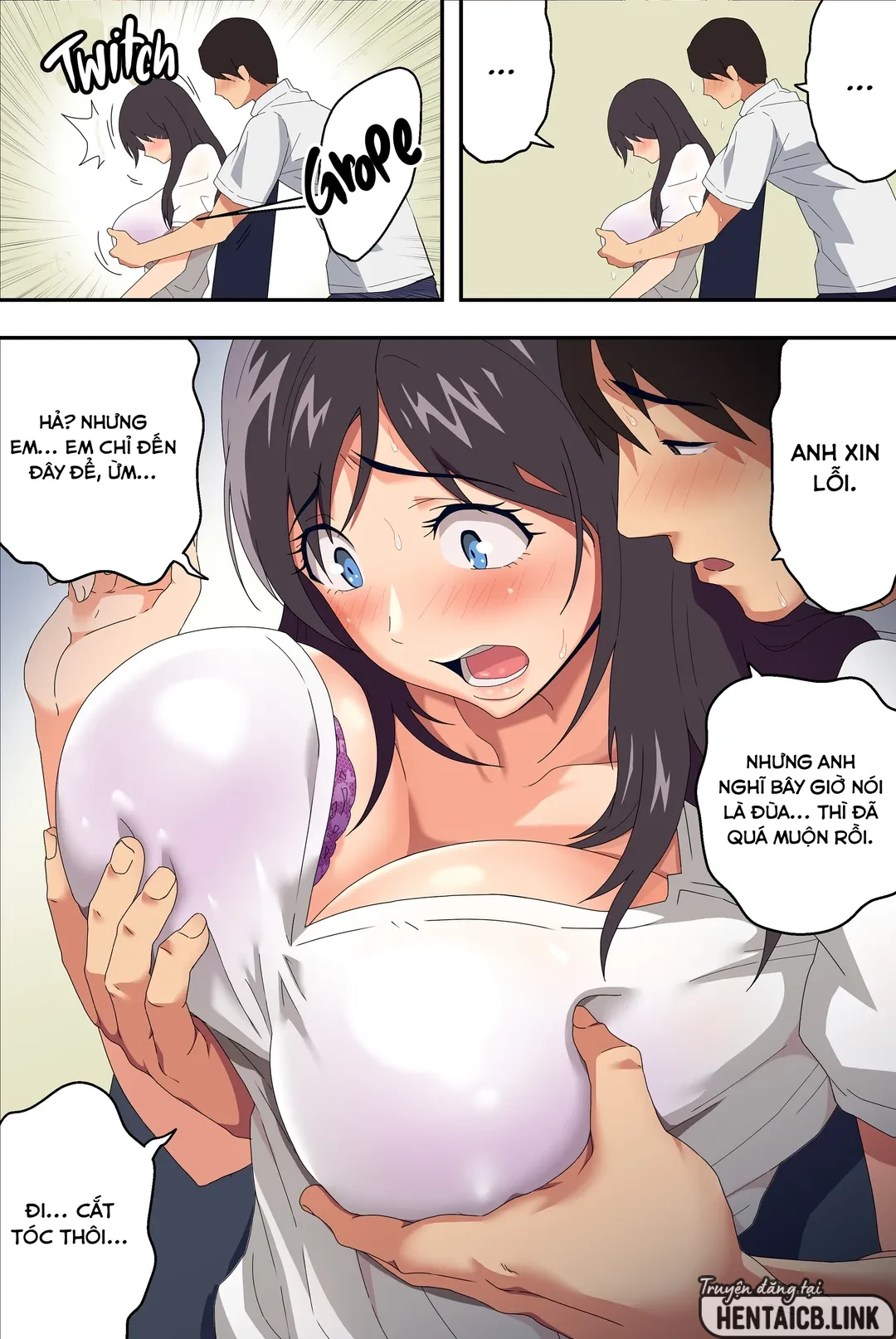 HentaiVN.net - Ảnh 25 - Tiệm cắt tóc sung sướng - Ch. 1