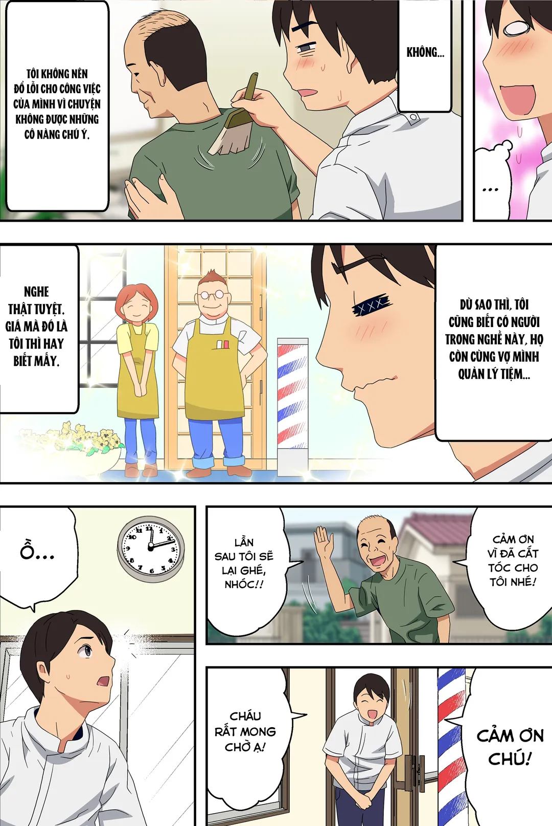 HentaiVN.net - Ảnh 6 - Tiệm cắt tóc sung sướng - Ch. 1
