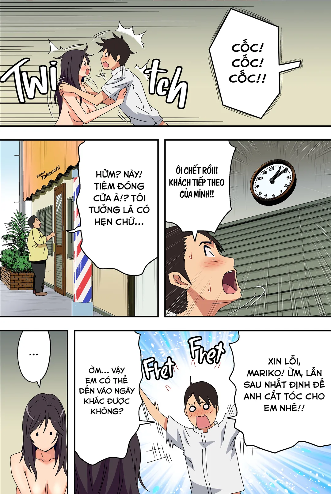 HentaiVN.net - Ảnh 62 - Tiệm cắt tóc sung sướng - Ch. 1
