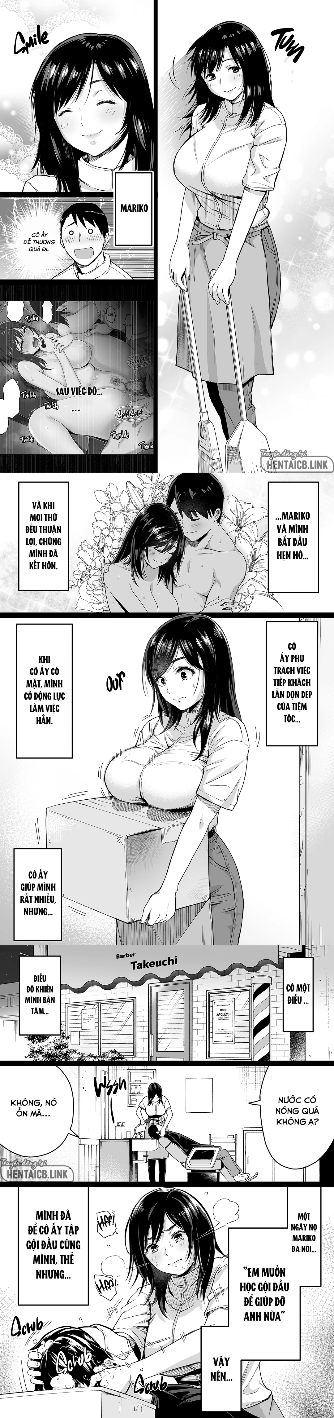 HentaiVN.net - Ảnh 3 - Tiệm cắt tóc sung sướng - Ch. 2