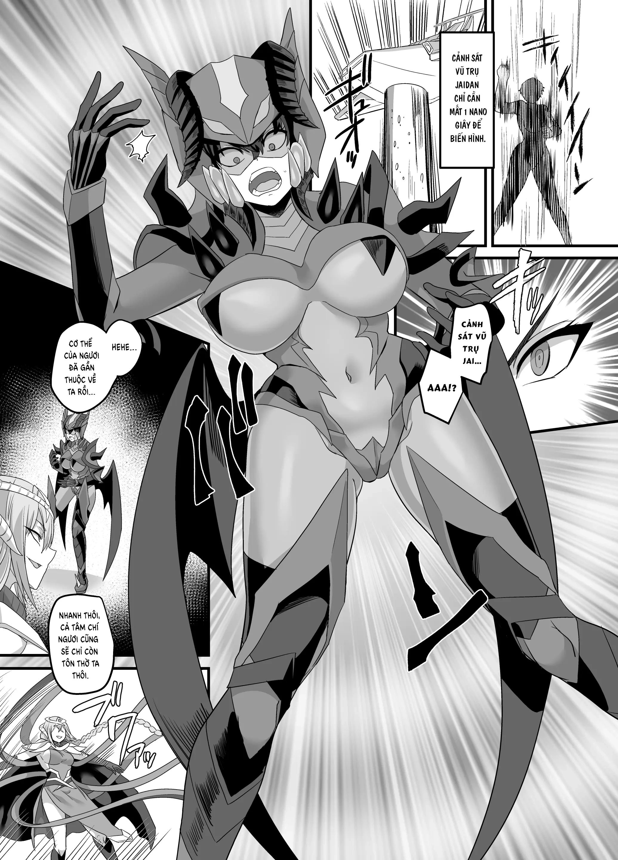 HentaiVN.net - Ảnh 21 - Cảnh sát vũ trụ Jaidan: Thử thách tới từ thế giới dâm dục - Oneshot