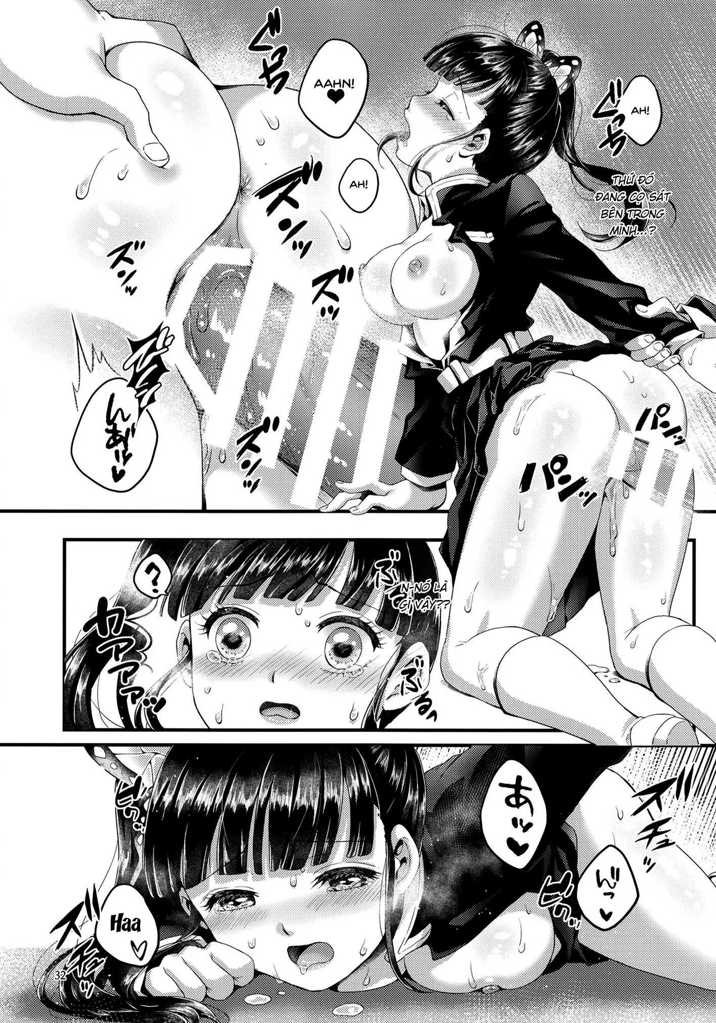 HentaiVN.net - Ảnh 7 - Chào mừng đến Trang viên Hồ Điệp [蝶屋敷へようこそ; Chou Yashiki E Youkoso; Welcome To The Butterfly Mansion] - Chap 3 [END]: Kanao Tsuyuri & Aoi Kanzaki