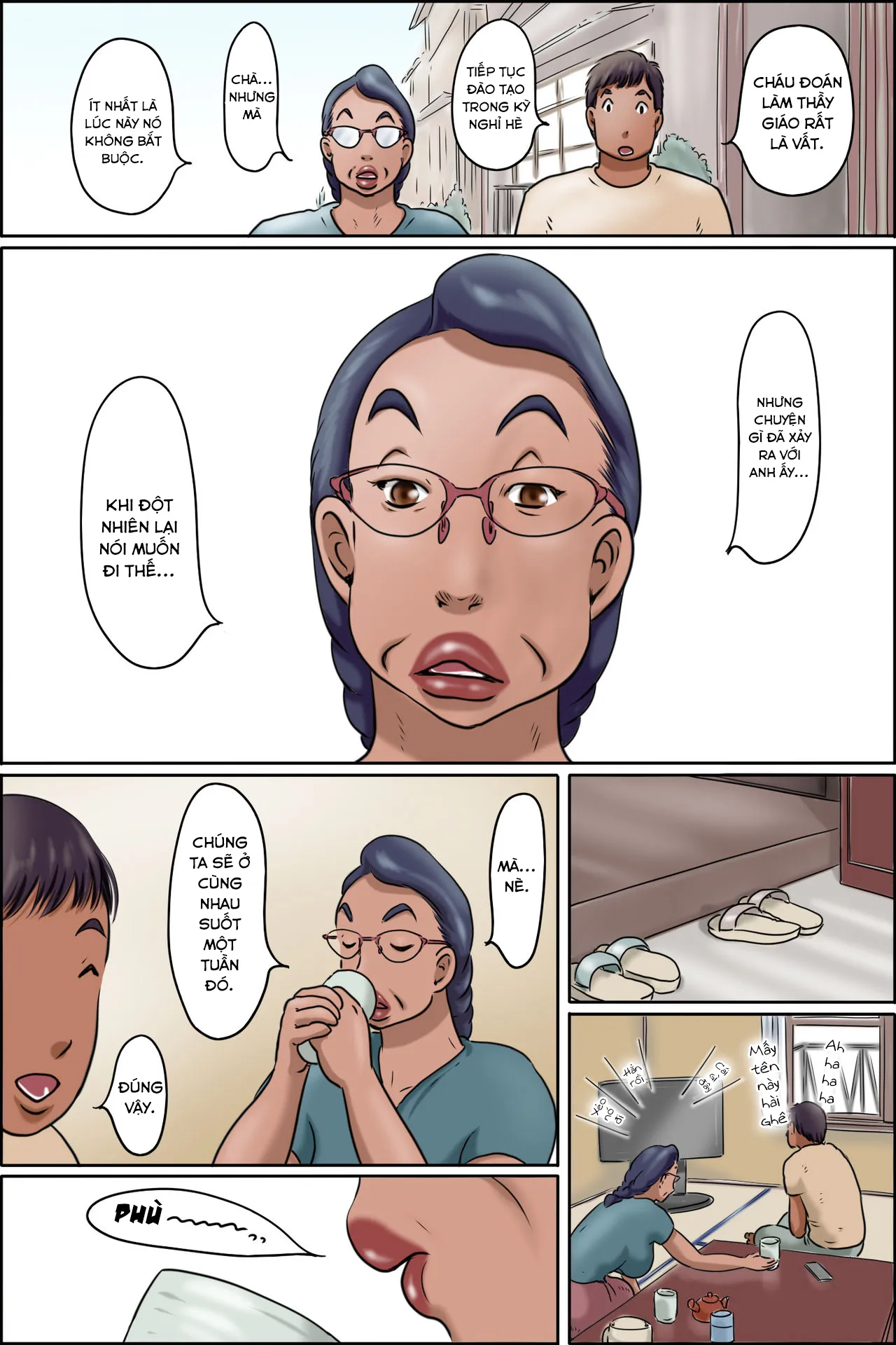 HentaiVN.net - Ảnh 4 - GOGO Shimura no Oba-chan - Chap 1