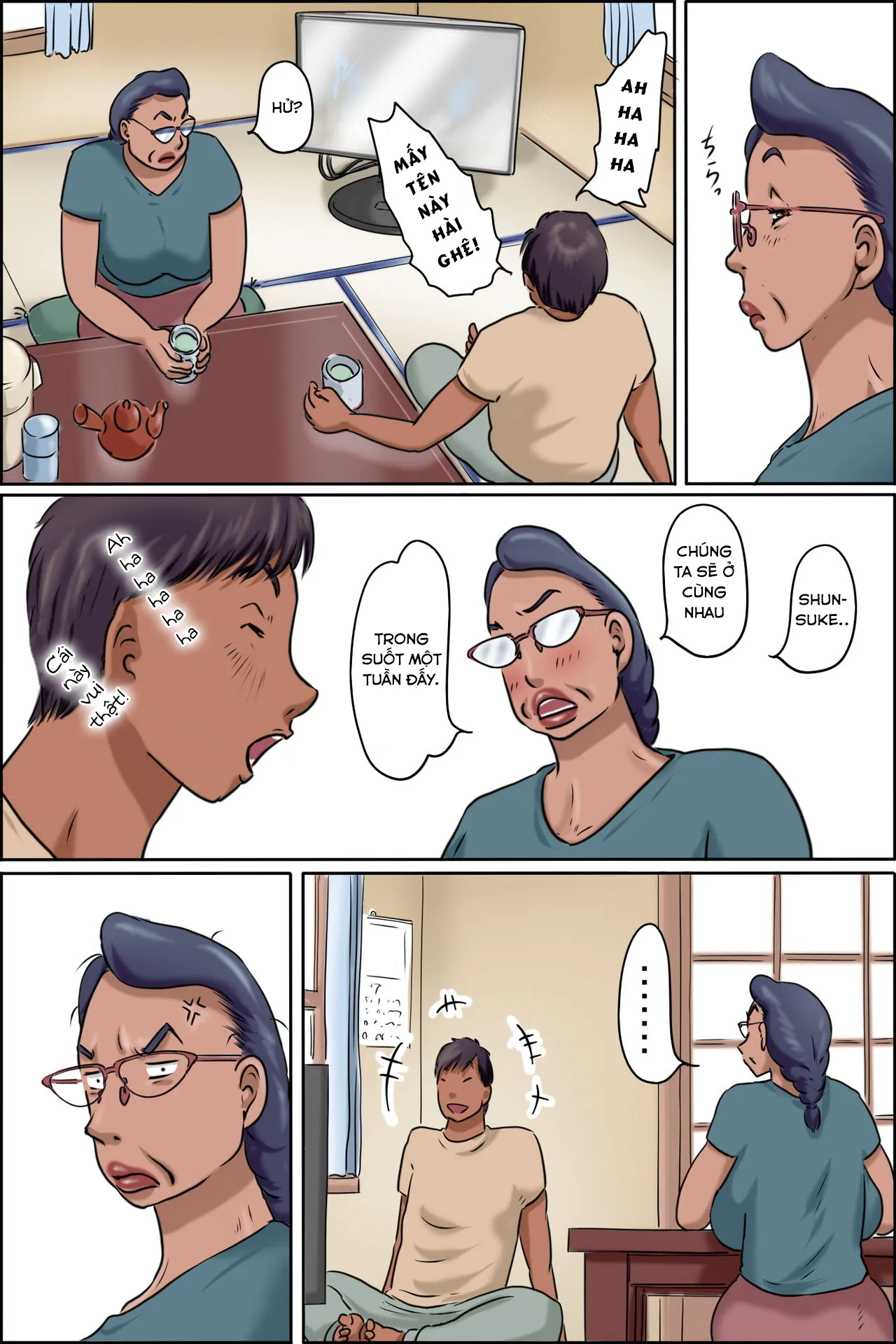 HentaiVN.net - Ảnh 5 - GOGO Shimura no Oba-chan - Chap 1