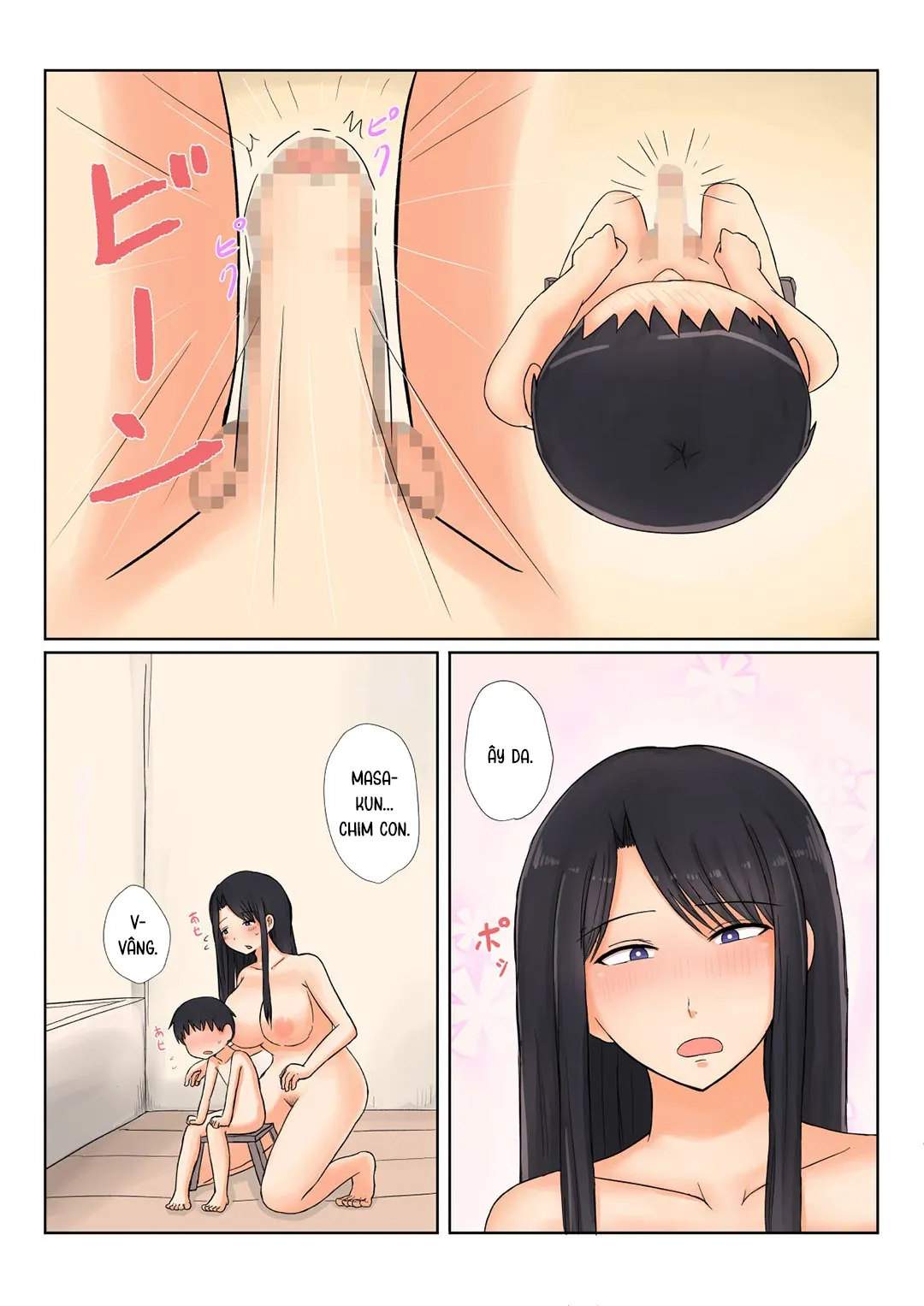 HentaiVN.net - Ảnh 12 - Mẹ ơi, con về rồi! [Tadaima Kaasan; I'm Home Mom] - Oneshot
