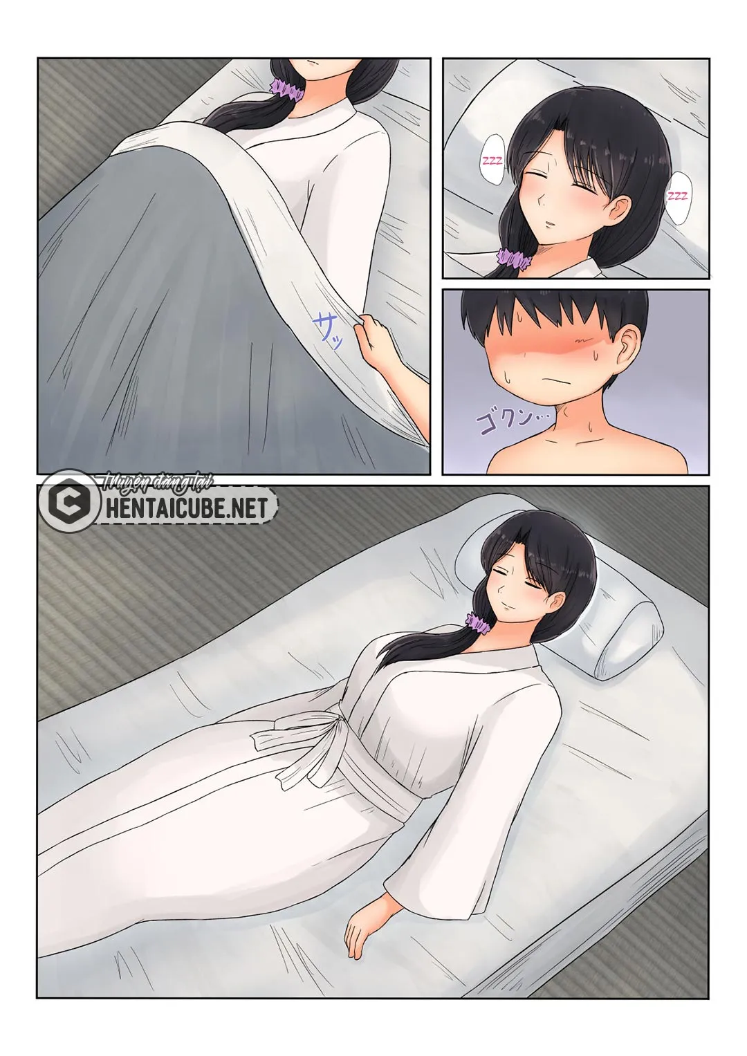 HentaiVN.net - Ảnh 23 - Mẹ ơi, con về rồi! [Tadaima Kaasan; I'm Home Mom] - Oneshot