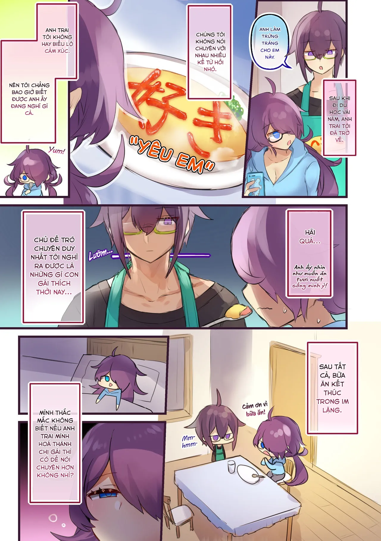 HentaiVN.net - Ảnh 4 - Người anh tuyệt nhất! [Seibetsu ga Gyakuten Shite Ani ni Paizuri saremashita; 性別が逆転して兄にパイズリされました; Our genders flipped and big brother gave me a titjob.] - 1-shot (Nhưng sẽ còn tiếp.)