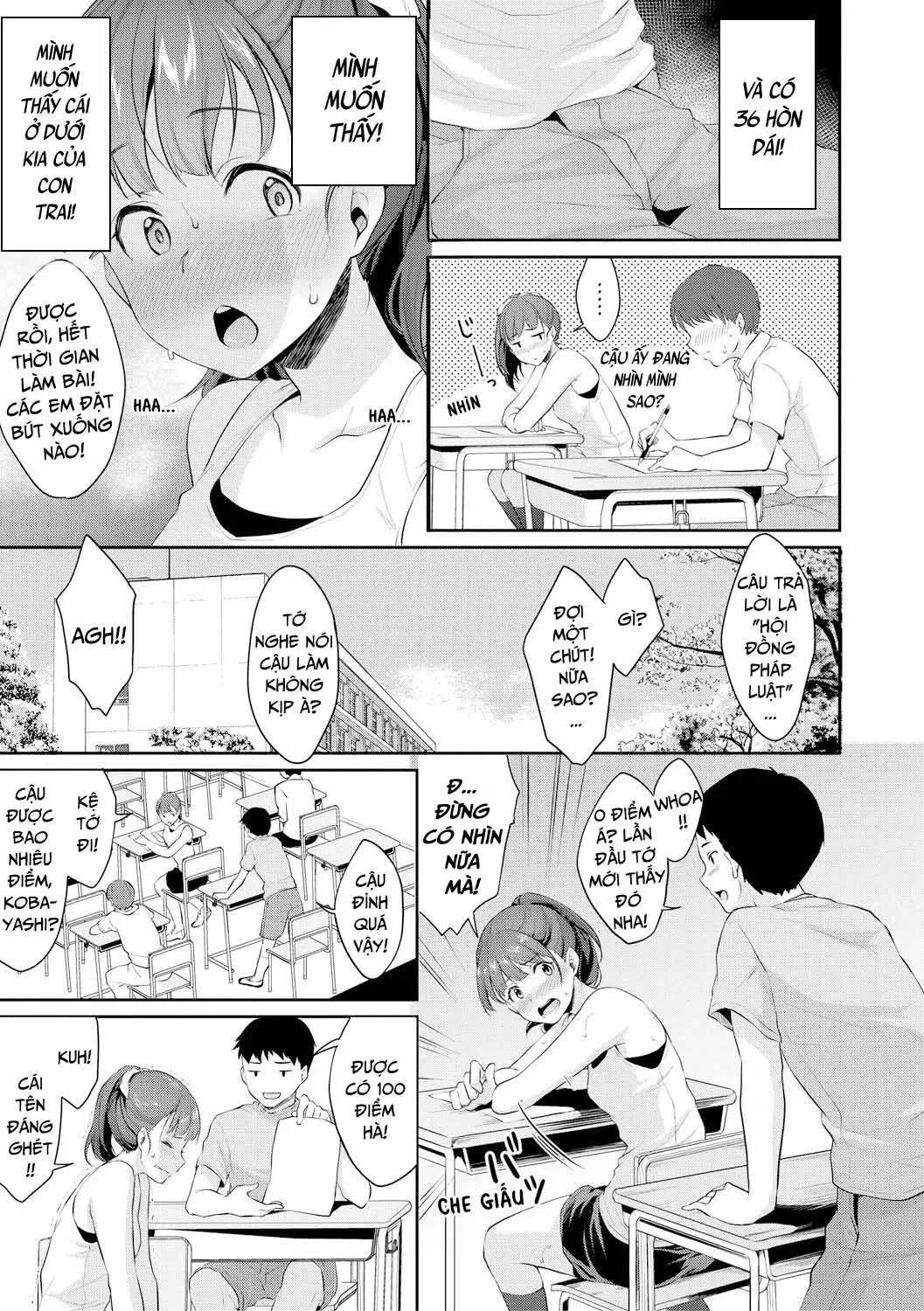 HentaiVN.net - Ảnh 3 - Lớp học của những thiếu niên hứng tình [Puberty Study Session; Shishunki no obenkyou] - Chap 1