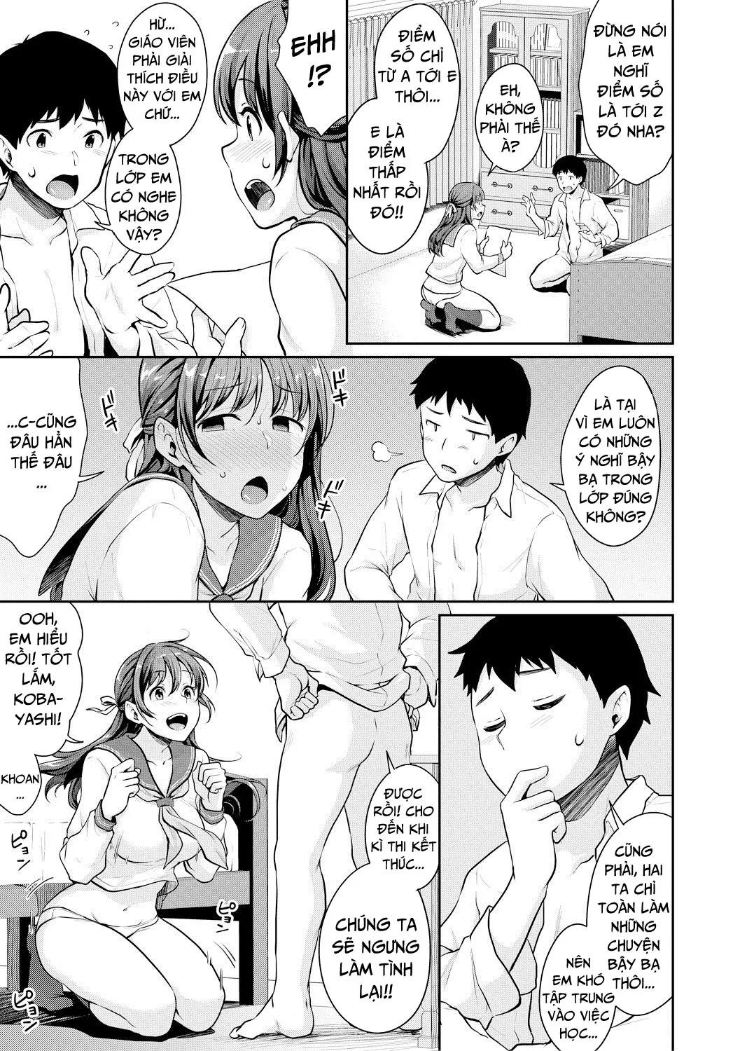 HentaiVN.net - Ảnh 4 - Lớp học của những thiếu niên hứng tình [Puberty Study Session; Shishunki no obenkyou] - Chap 5